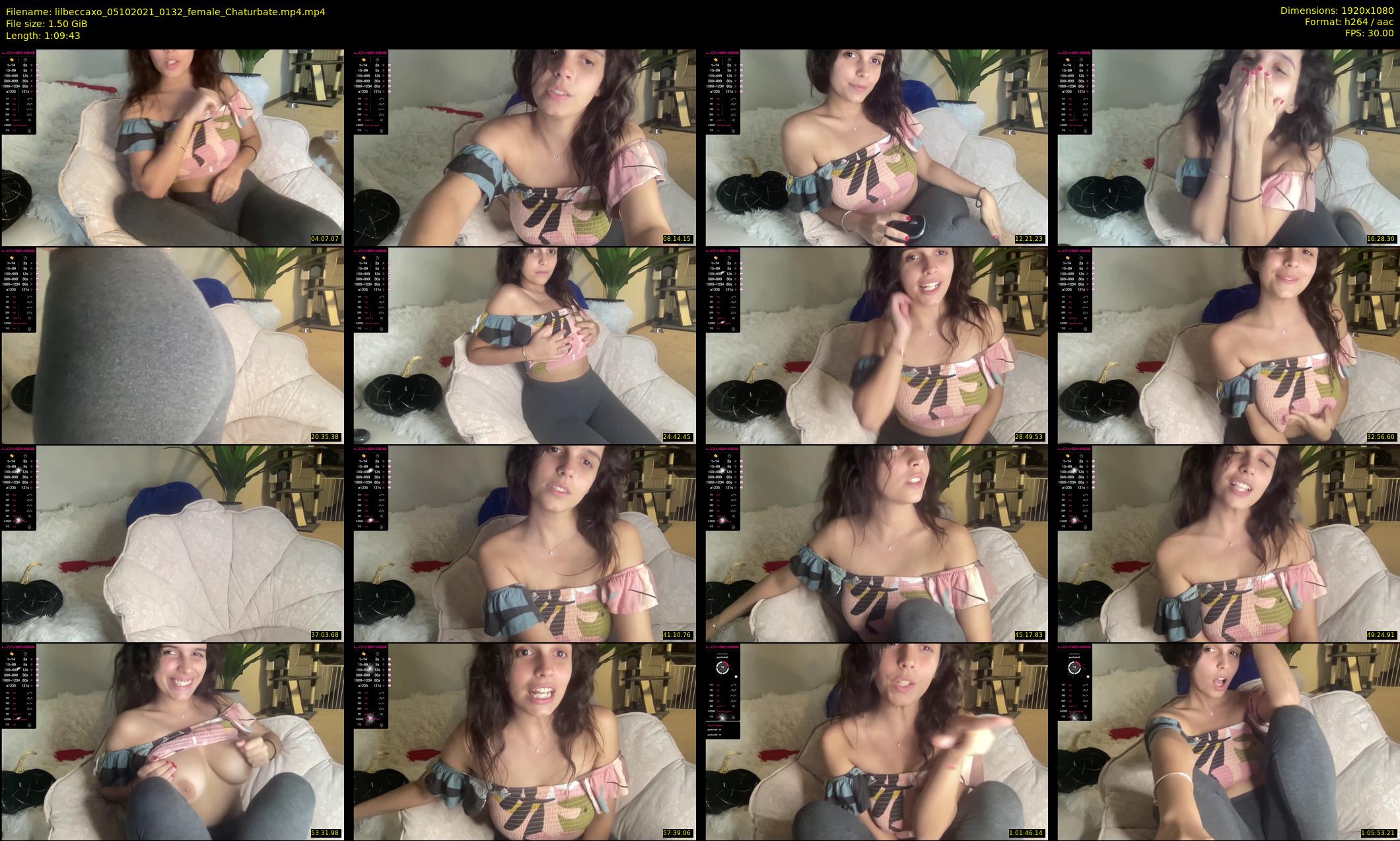 lilbeccaxo — 70 minute Chaturbate female cam show recording, 1080p, Oct 5, 2021