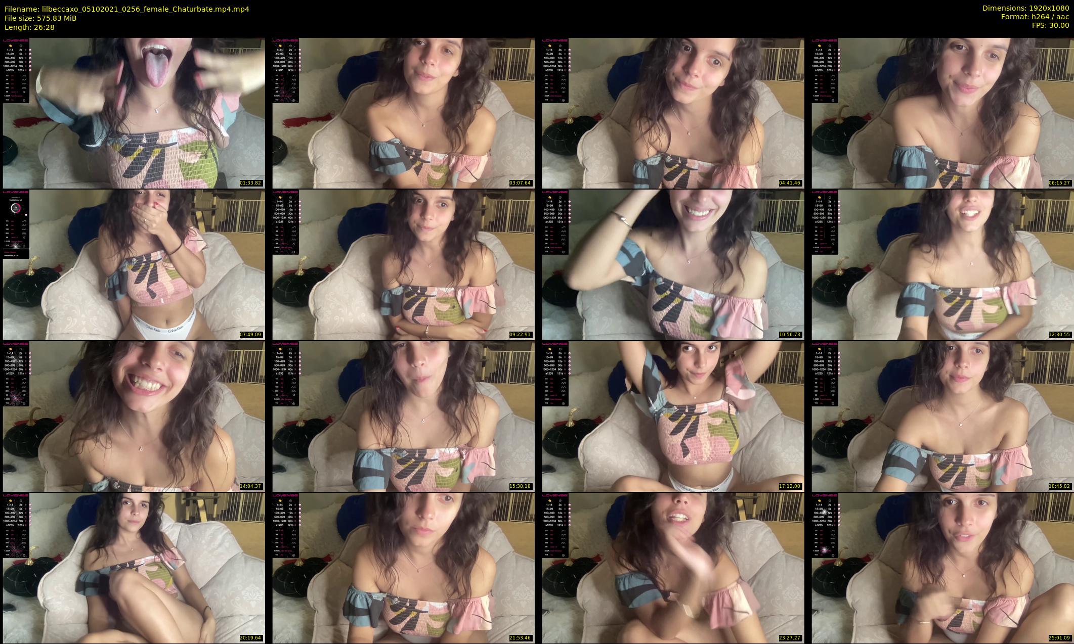 lilbeccaxo — 27 minute Chaturbate female cam show recording, 1080p, Oct 5, 2021