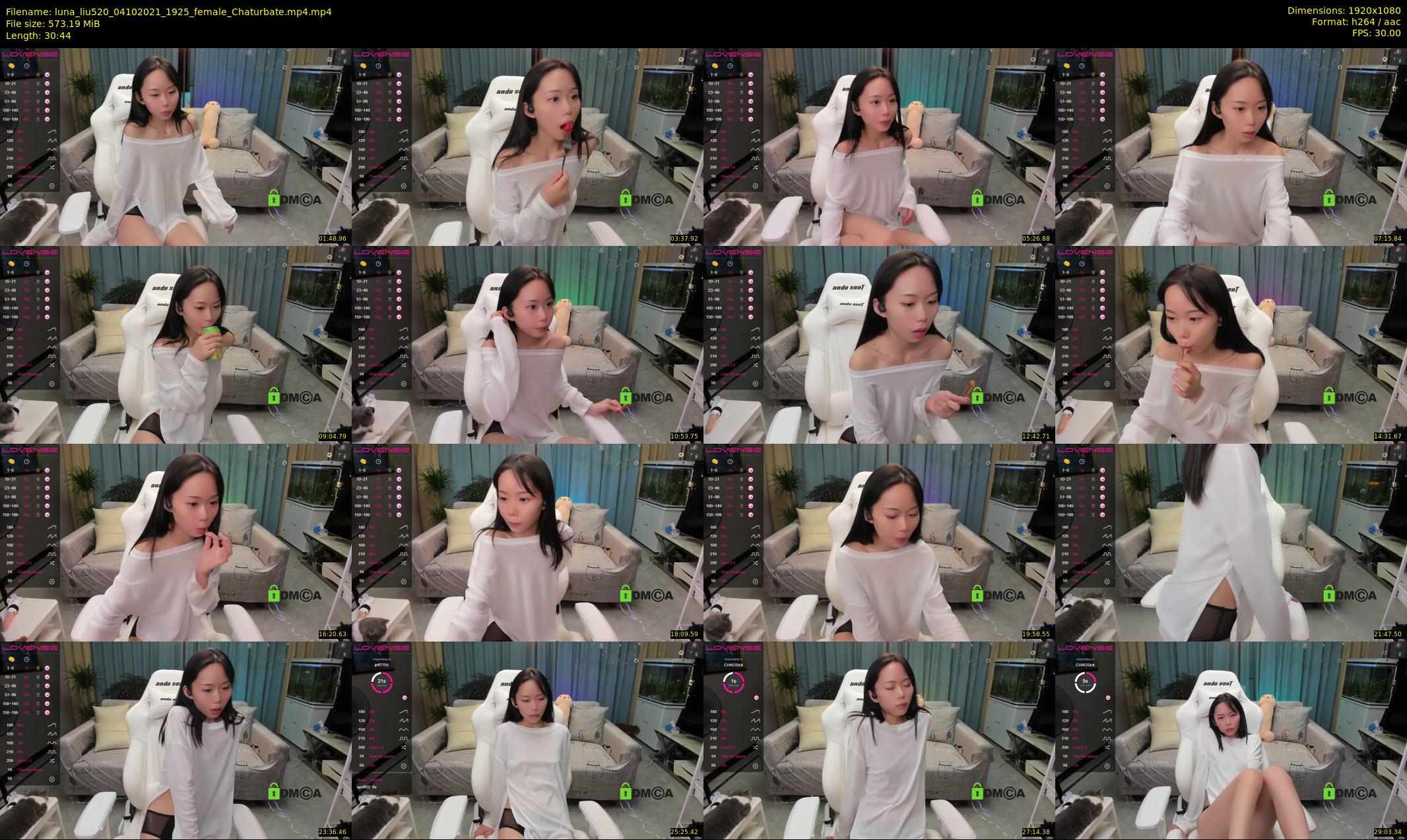 luna_liu520 — 31 minute Chaturbate female cam show recording, 1080p, Oct 4, 2021