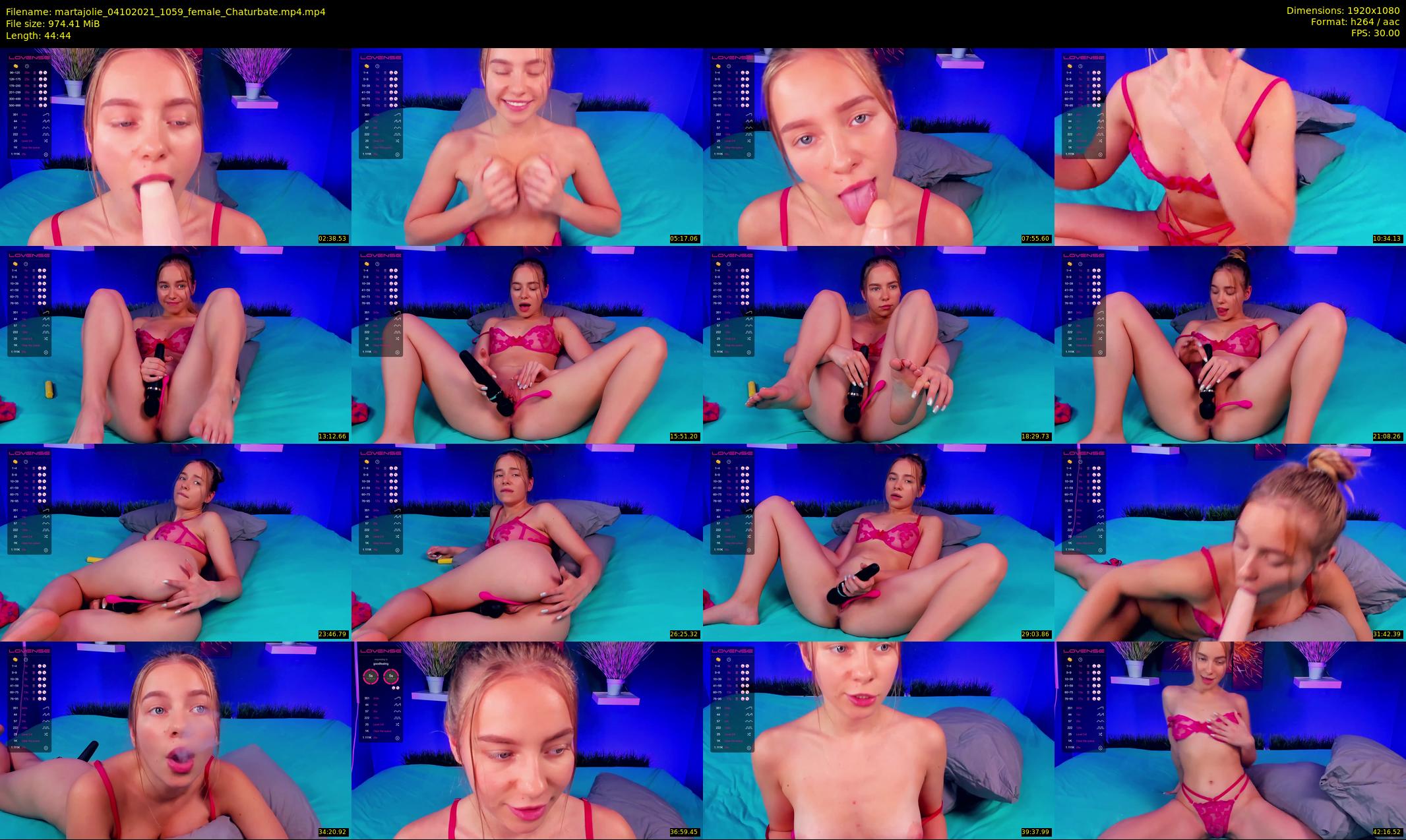martajolie — 45 minute Chaturbate female cam show recording, 1080p, Oct 4, 2021