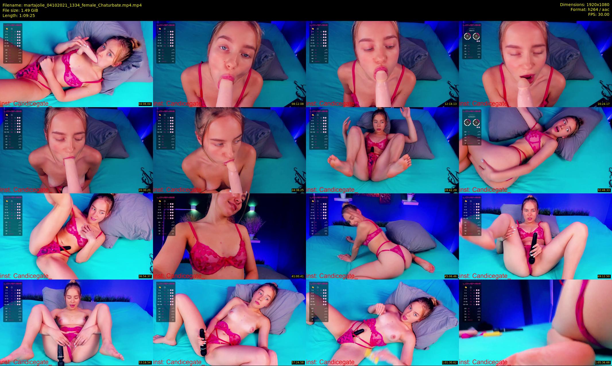 martajolie — 70 minute Chaturbate female cam show recording, 1080p, Oct 4, 2021