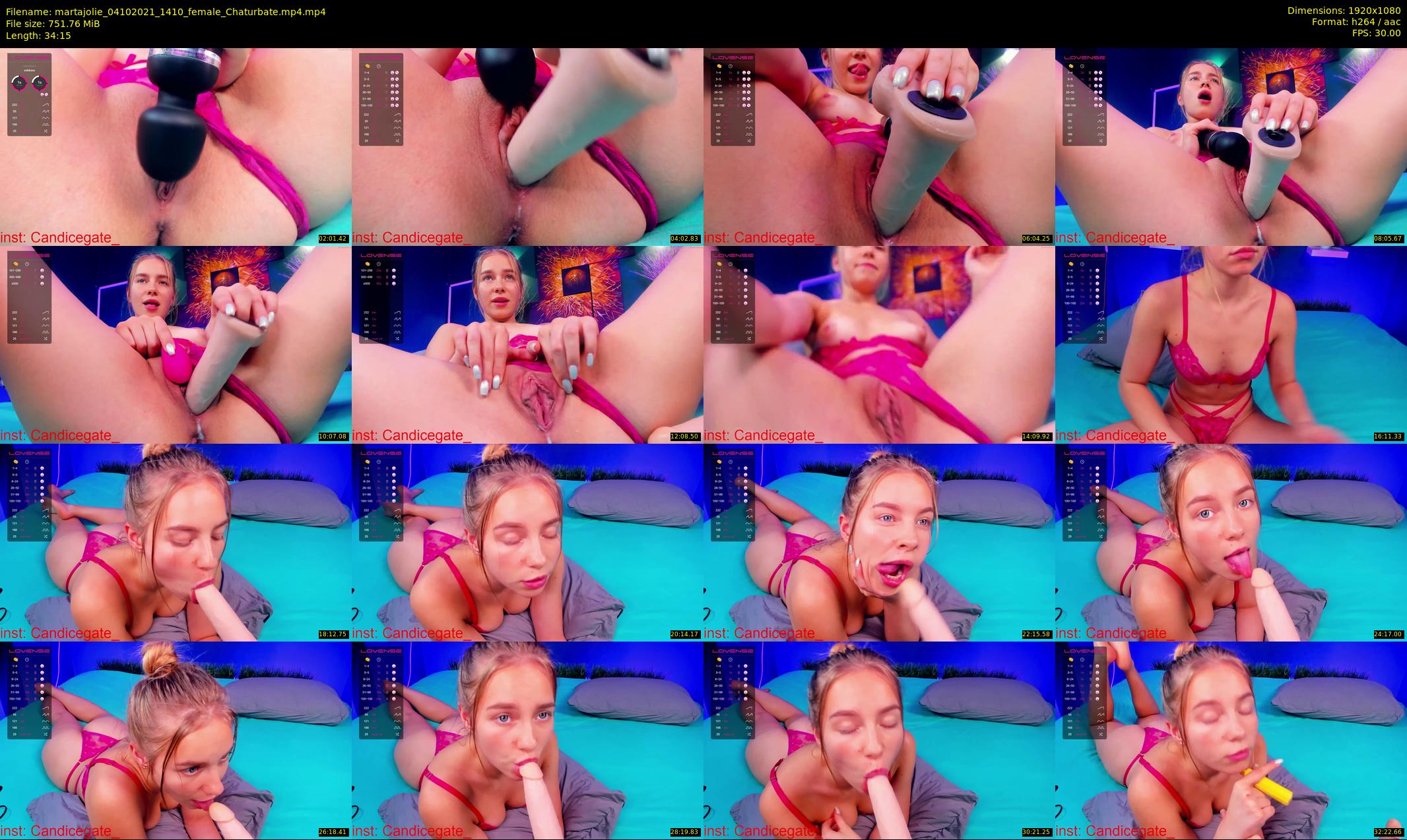 martajolie — 35 minute Chaturbate female cam show recording, 1080p, Oct 4, 2021