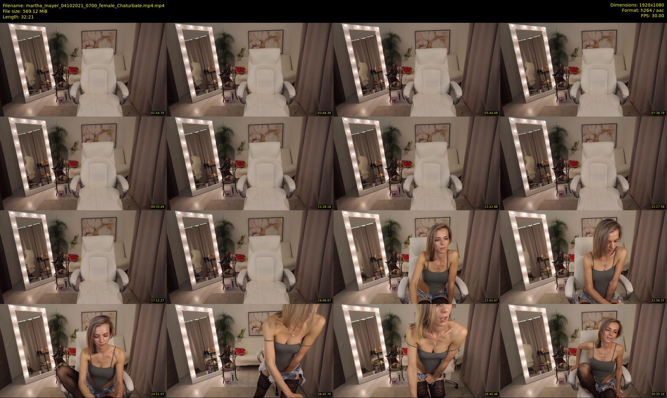 martha_mayer — 33 minute Chaturbate female cam show recording, 1080p, Oct 4, 2021