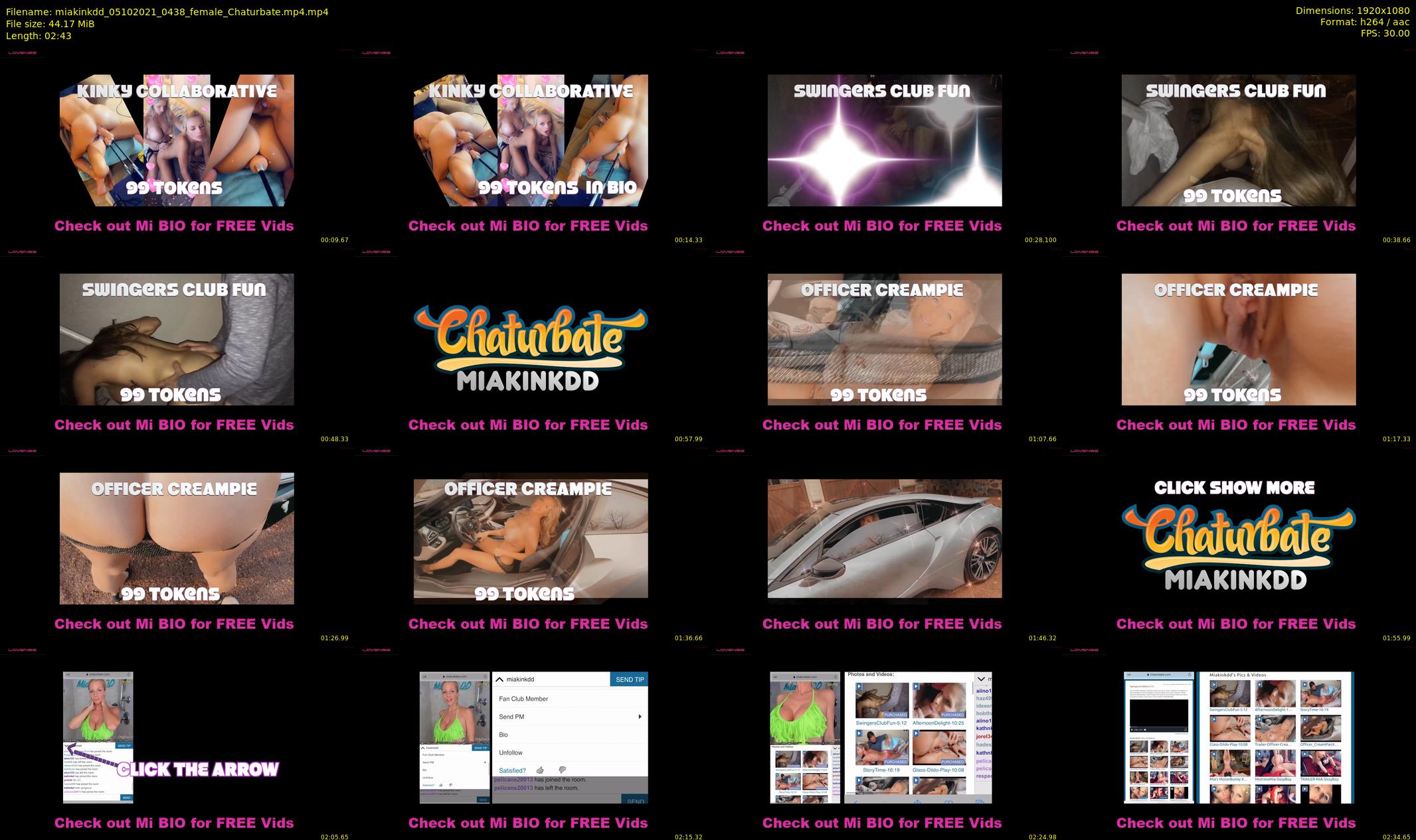 miakinkdd — 3 minute Chaturbate female cam show recording, 1080p, Oct 5, 2021