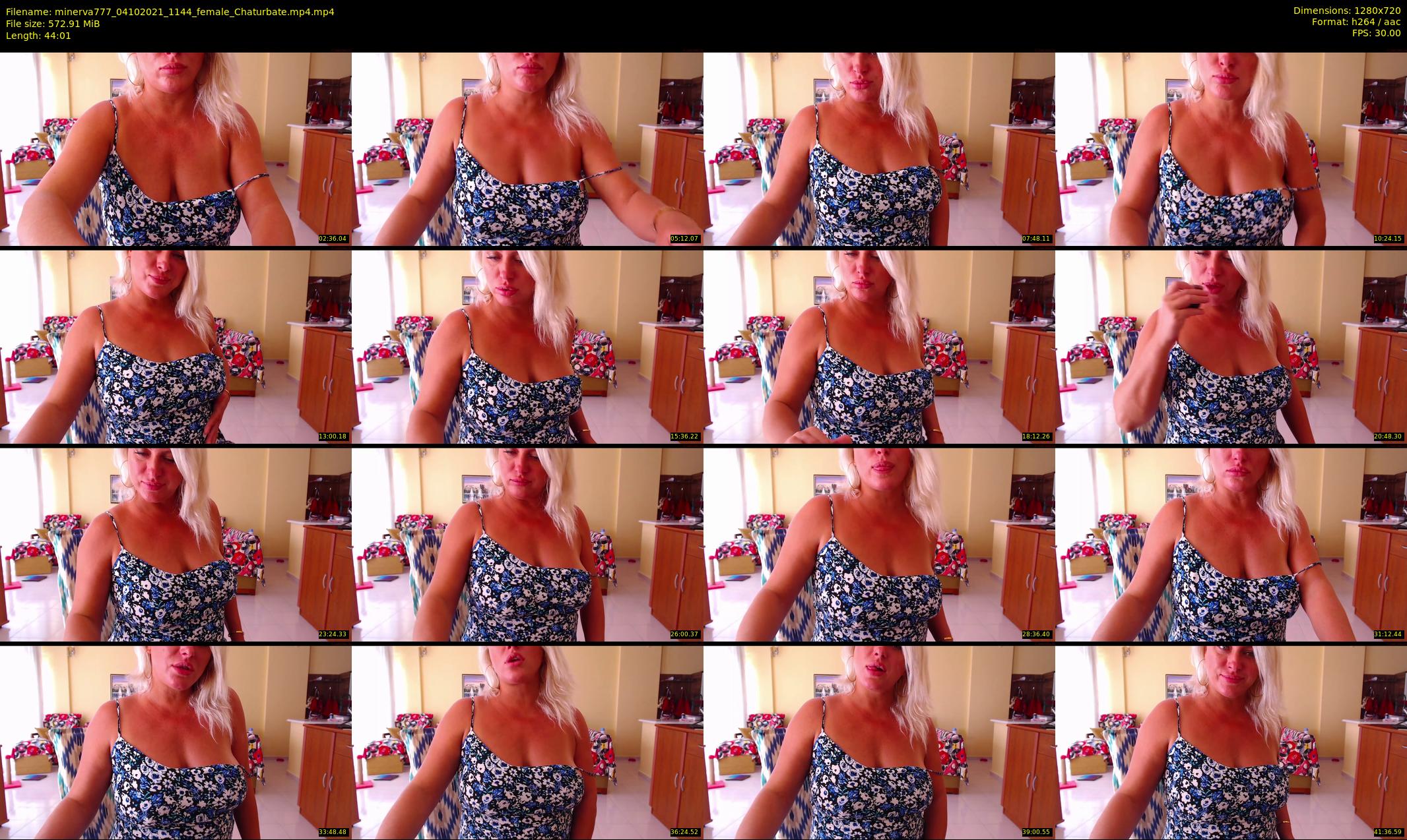 minerva777 — 45 minute Chaturbate female cam show recording, 720p, Oct 4, 2021