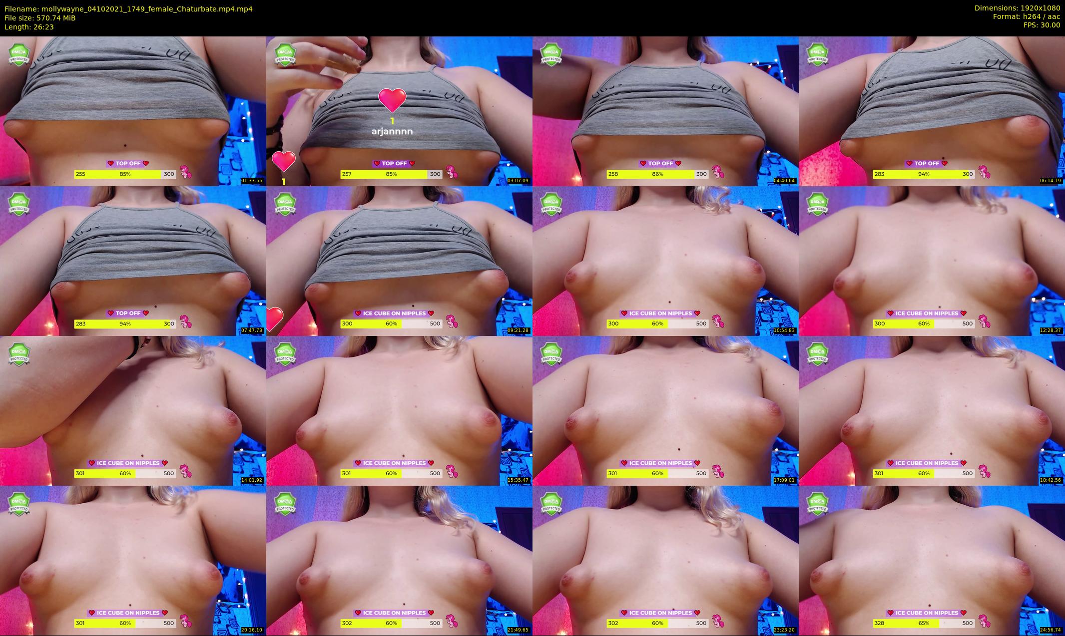 mollywayne — 27 minute Chaturbate female cam show recording, 1080p, Oct 4, 2021