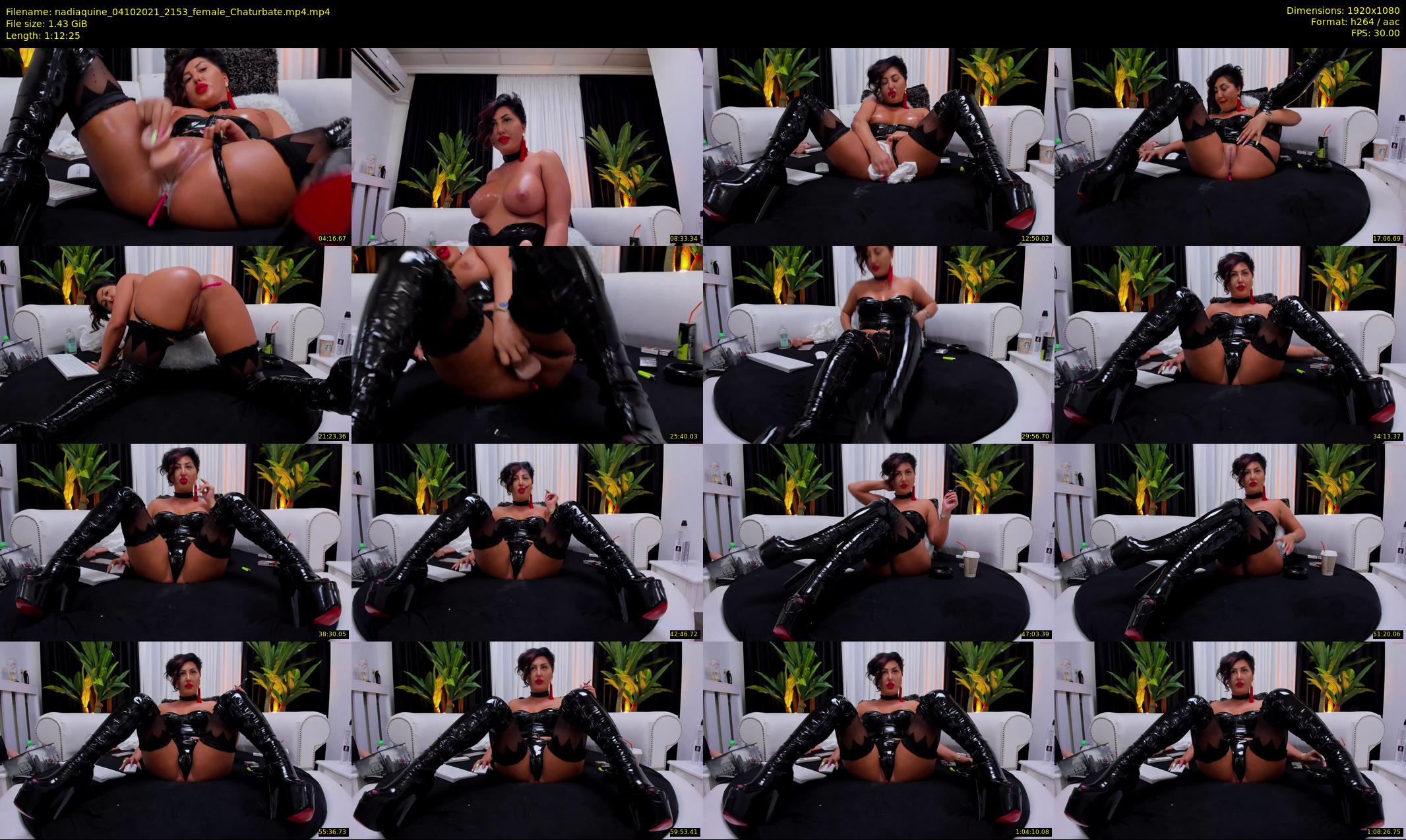 nadiaquine — 73 minute Chaturbate female cam show recording, 1080p, Oct 4, 2021