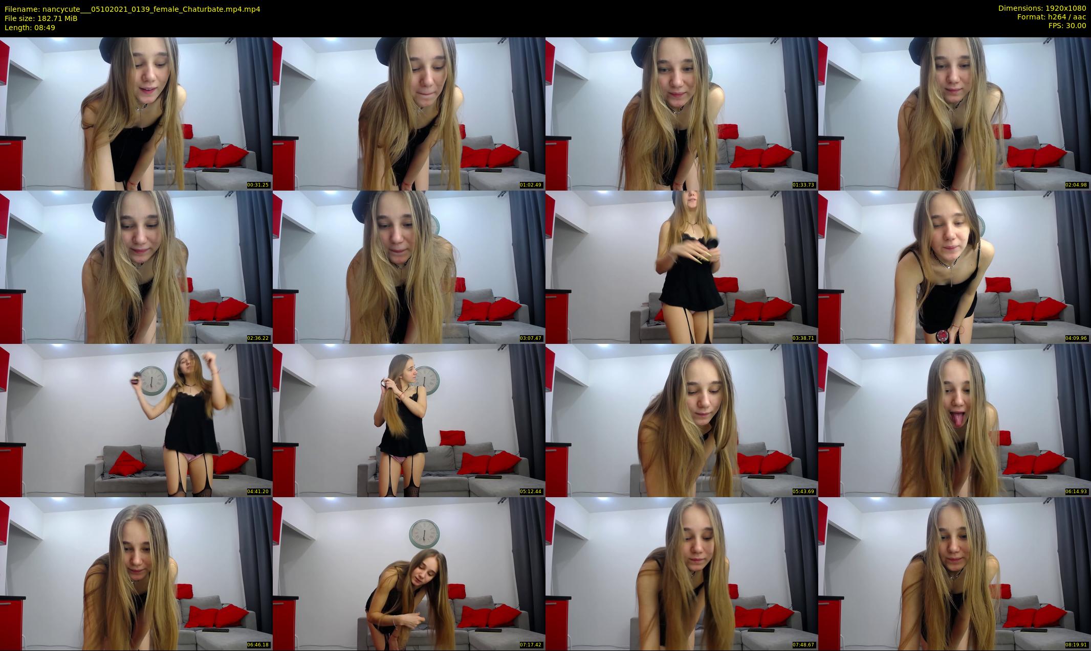 nancycute__ — 9 minute Chaturbate female cam show recording, 1080p, Oct 5, 2021