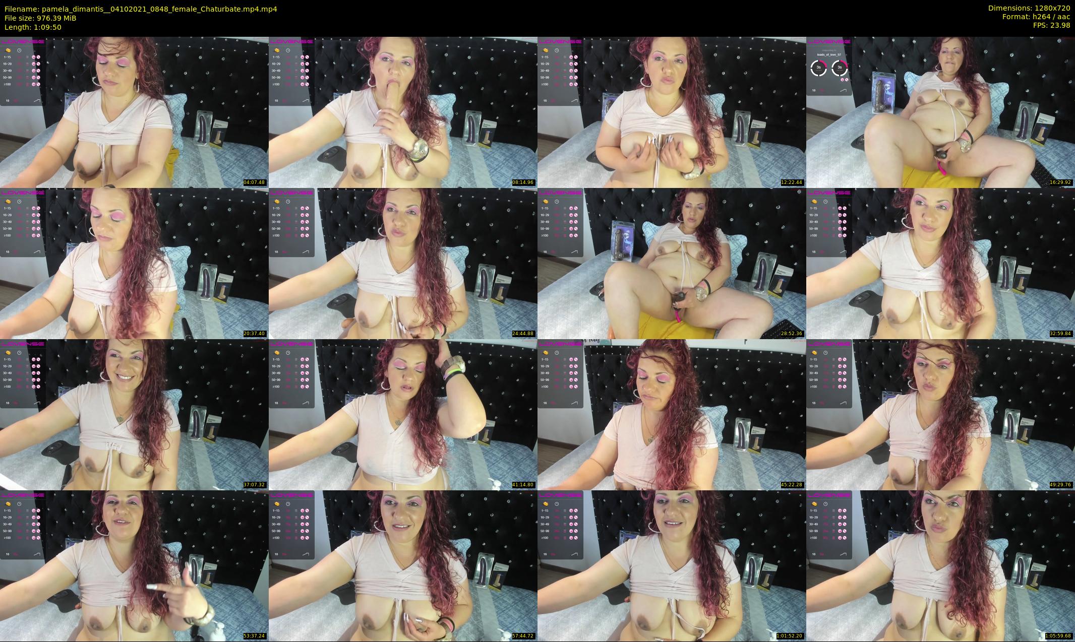 pamela_dimantis_ — 70 minute Chaturbate female cam show recording, 720p, Oct 4, 2021