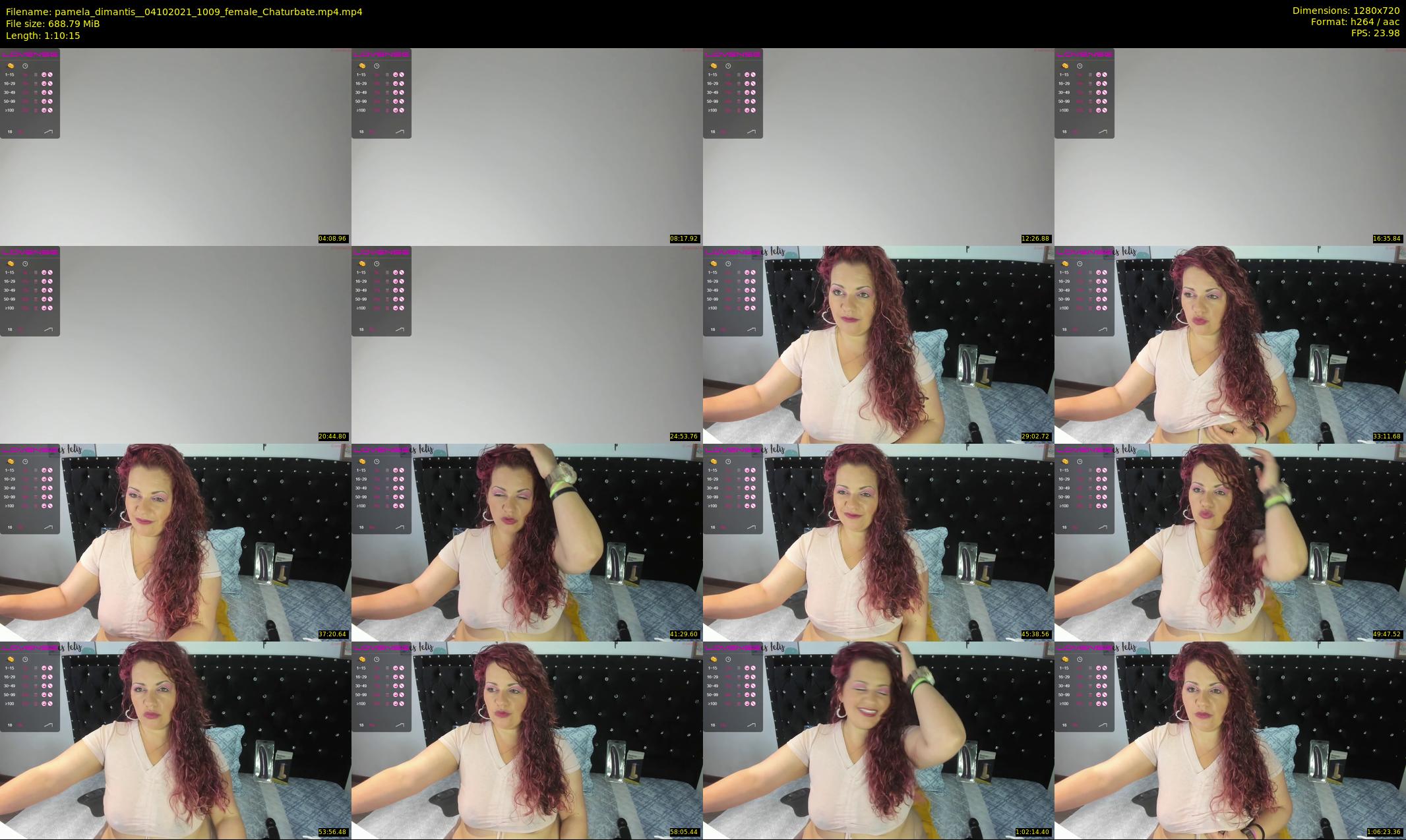 pamela_dimantis_ — 71 minute Chaturbate female cam show recording, 720p, Oct 4, 2021
