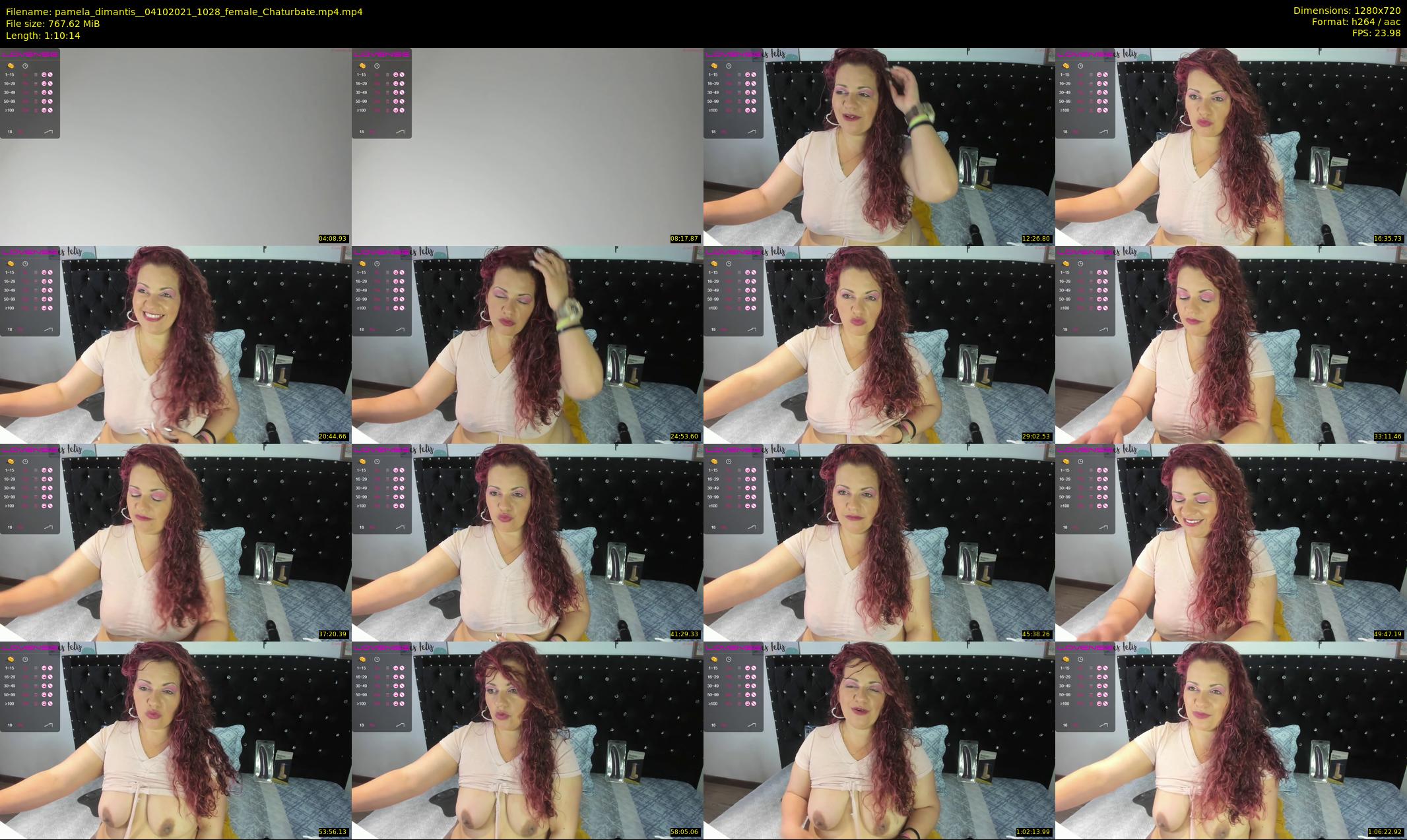 pamela_dimantis_ — 71 minute Chaturbate female cam show recording, 720p, Oct 4, 2021