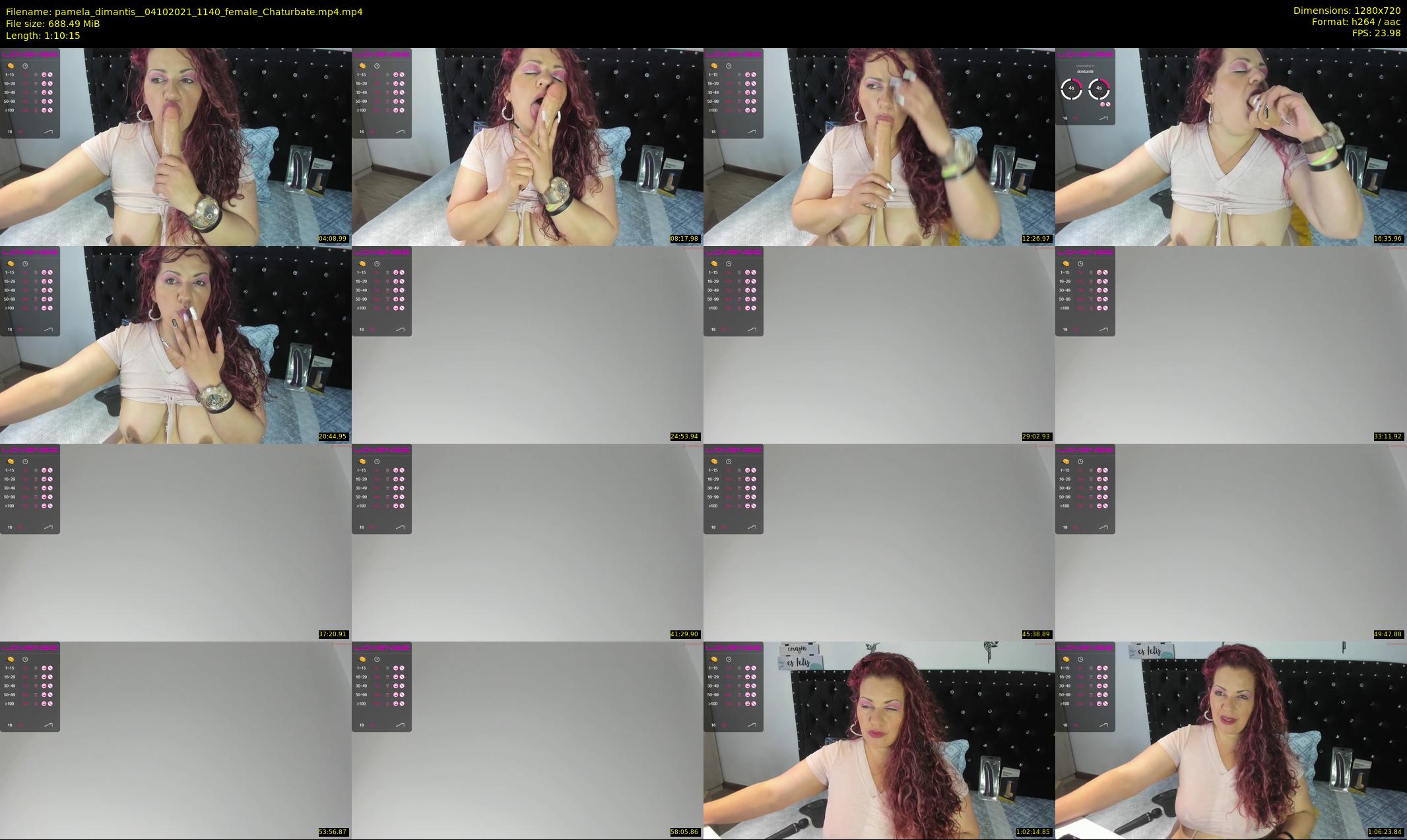 pamela_dimantis_ — 71 minute Chaturbate female cam show recording, 720p, Oct 4, 2021