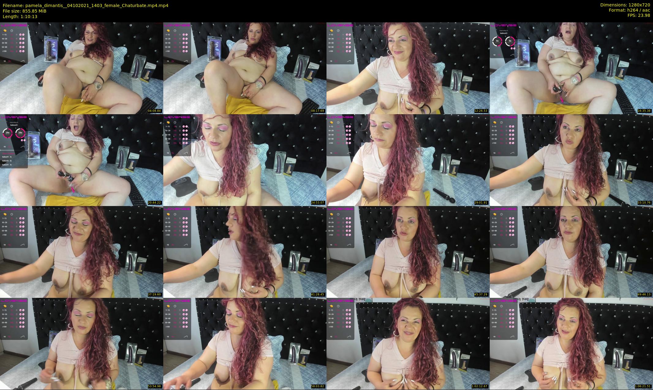pamela_dimantis_ — 71 minute Chaturbate female cam show recording, 720p, Oct 4, 2021