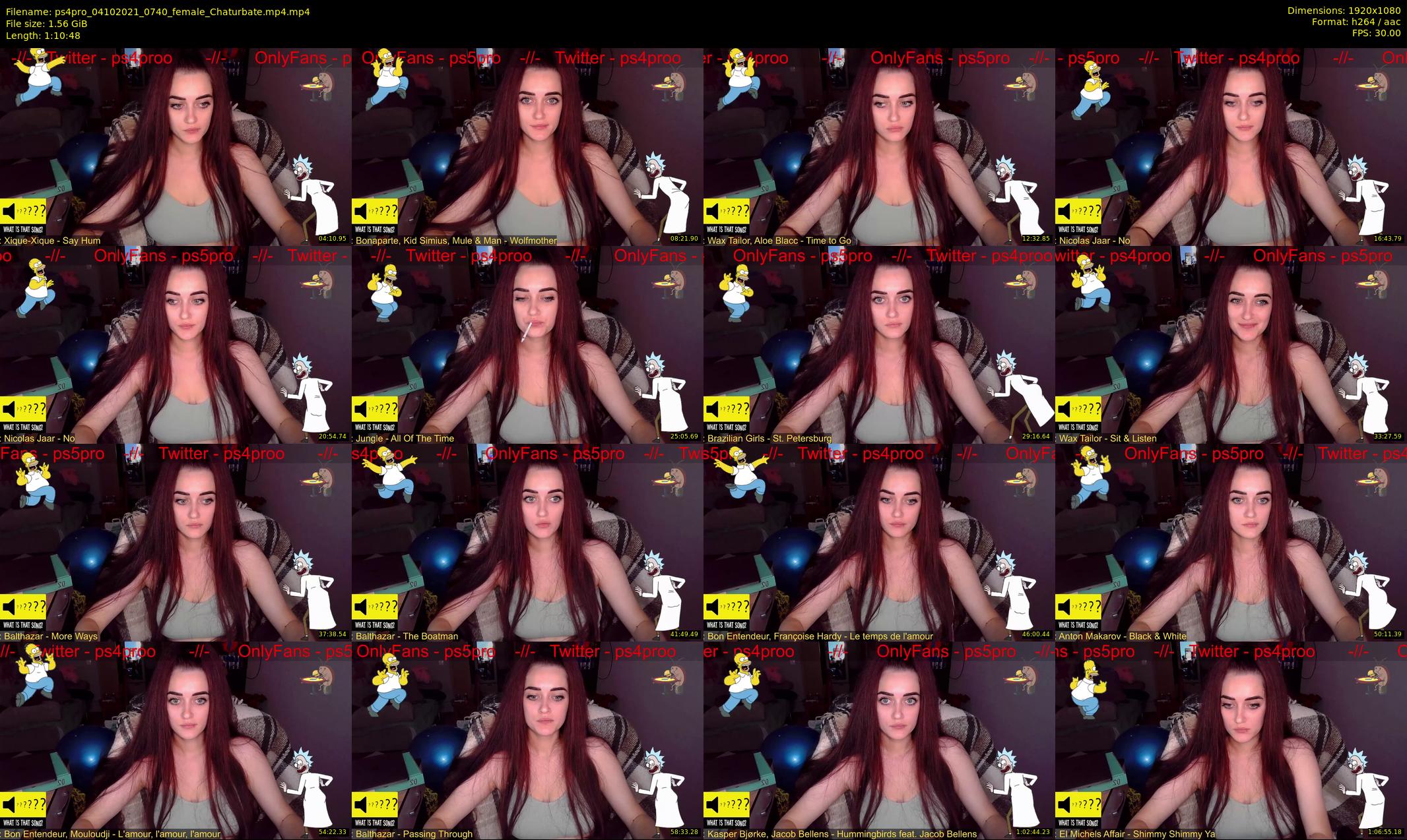 ps4pro — 71 minute Chaturbate female cam show recording, 1080p, Oct 4, 2021