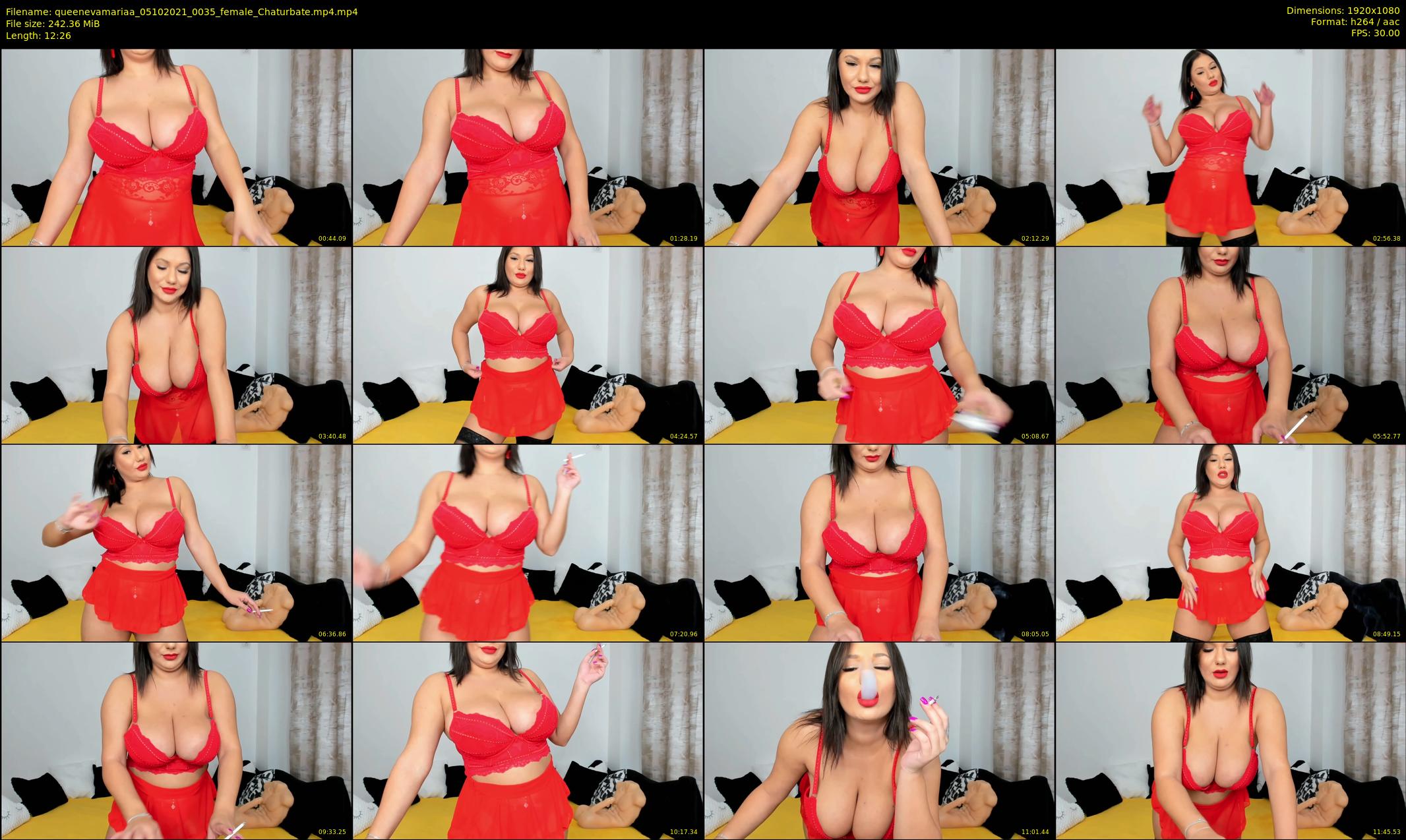 queenevamariaa — 13 minute Chaturbate female cam show recording, 1080p, Oct 5, 2021