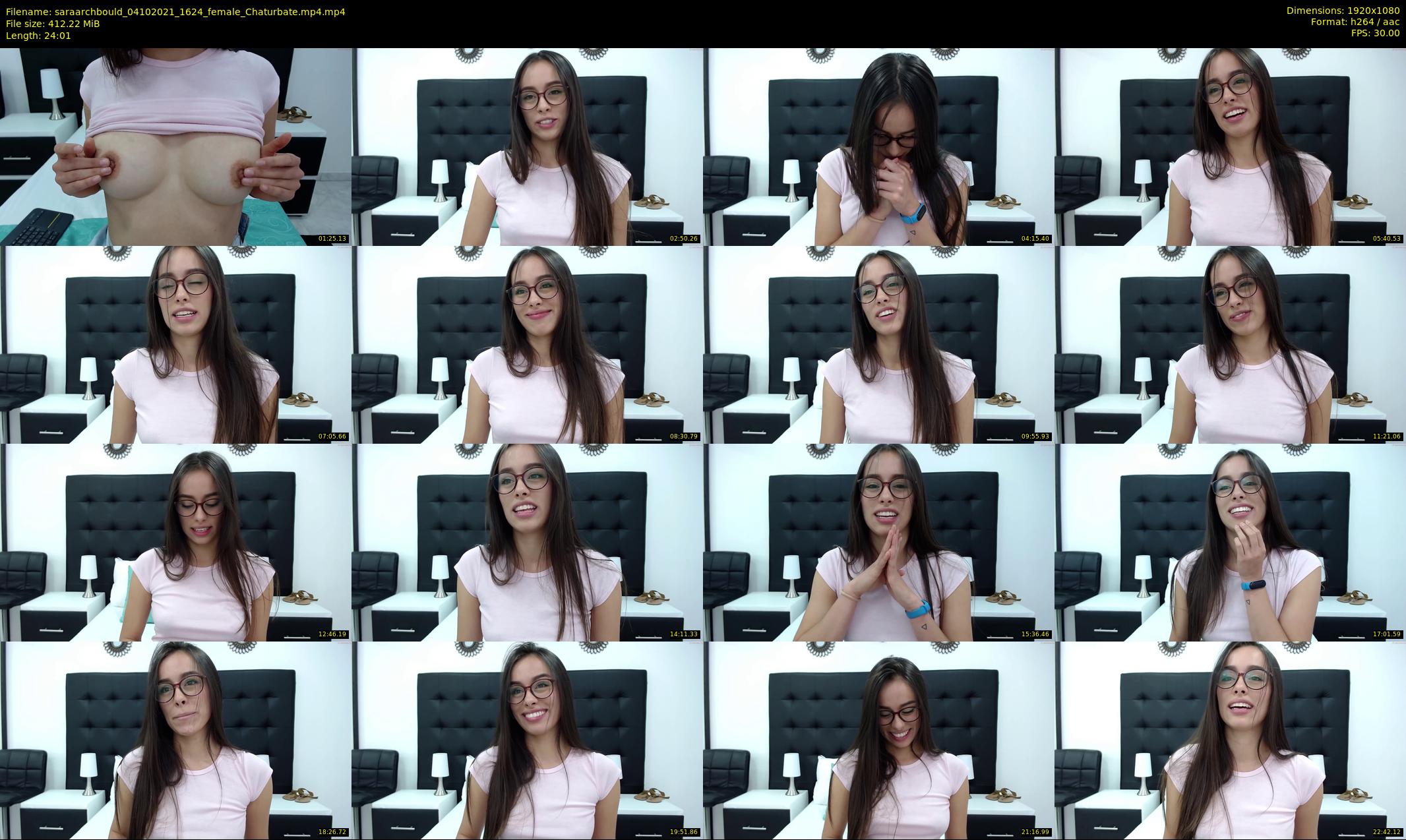 saraarchbould — 25 minute Chaturbate female cam show recording, 1080p, Oct 4, 2021