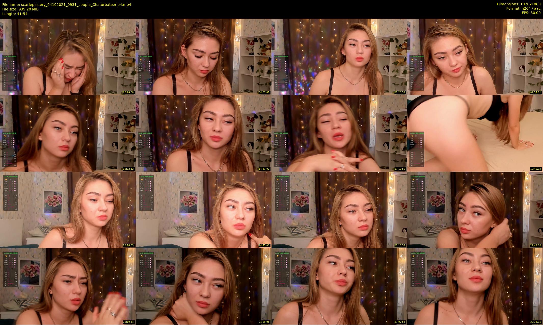 scarlepastery — 42 minute Chaturbate couple cam show recording, 1080p, Oct 4, 2021