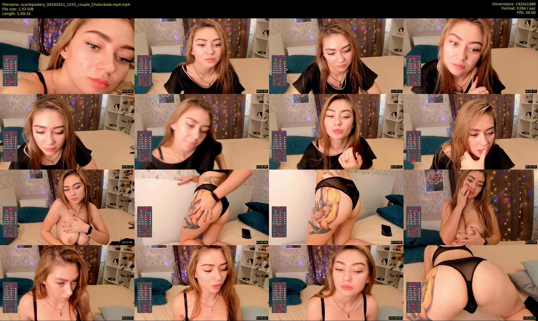 scarlepastery — 70 minute Chaturbate couple cam show recording, 1080p, Oct 4, 2021