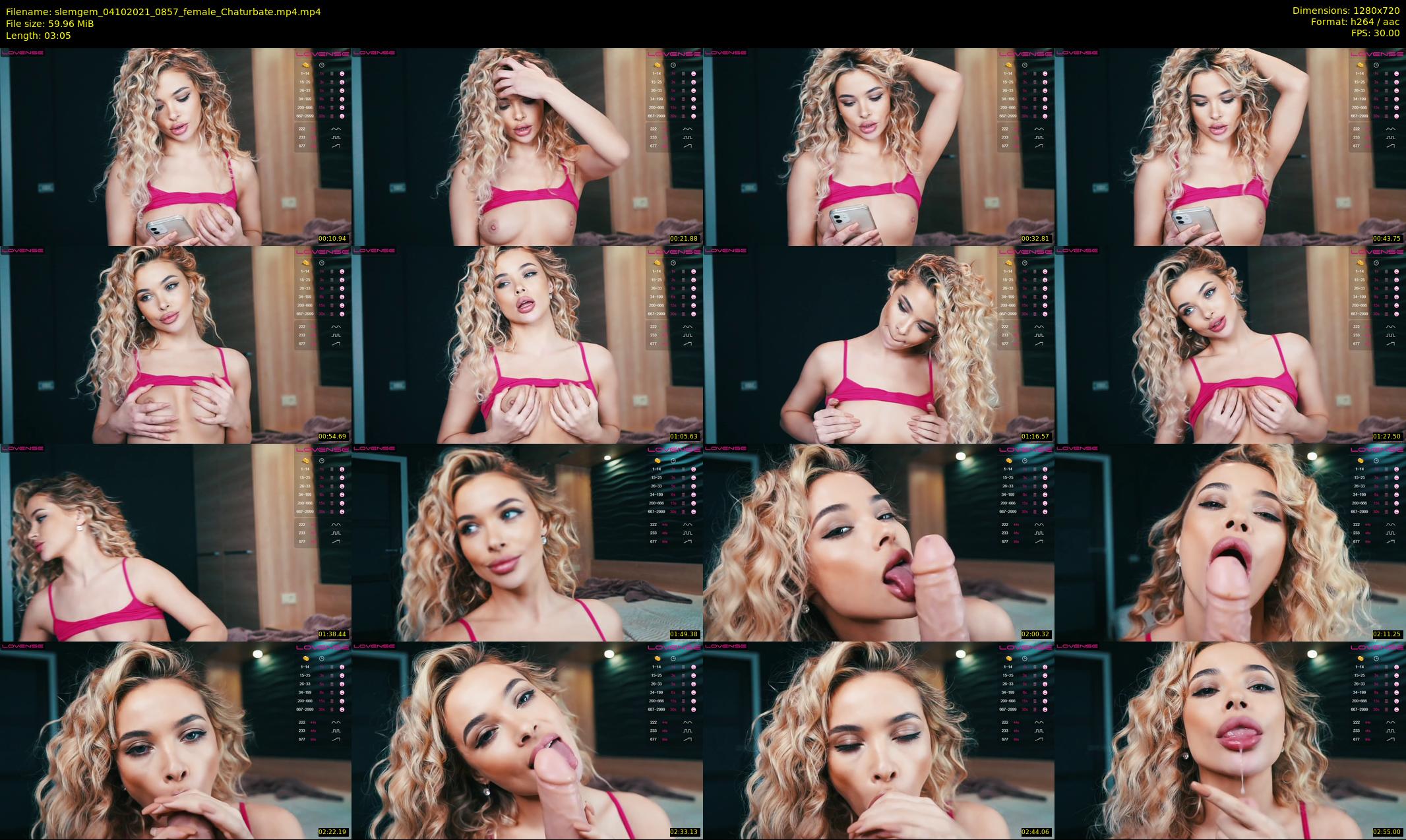 slemgem — 4 minute Chaturbate couple cam show recording, 720p, Oct 4, 2021