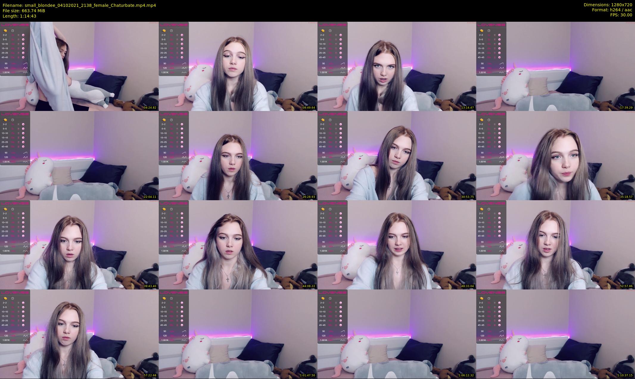 small_blondee — 75 minute Chaturbate female cam show recording, 720p, Oct 4, 2021