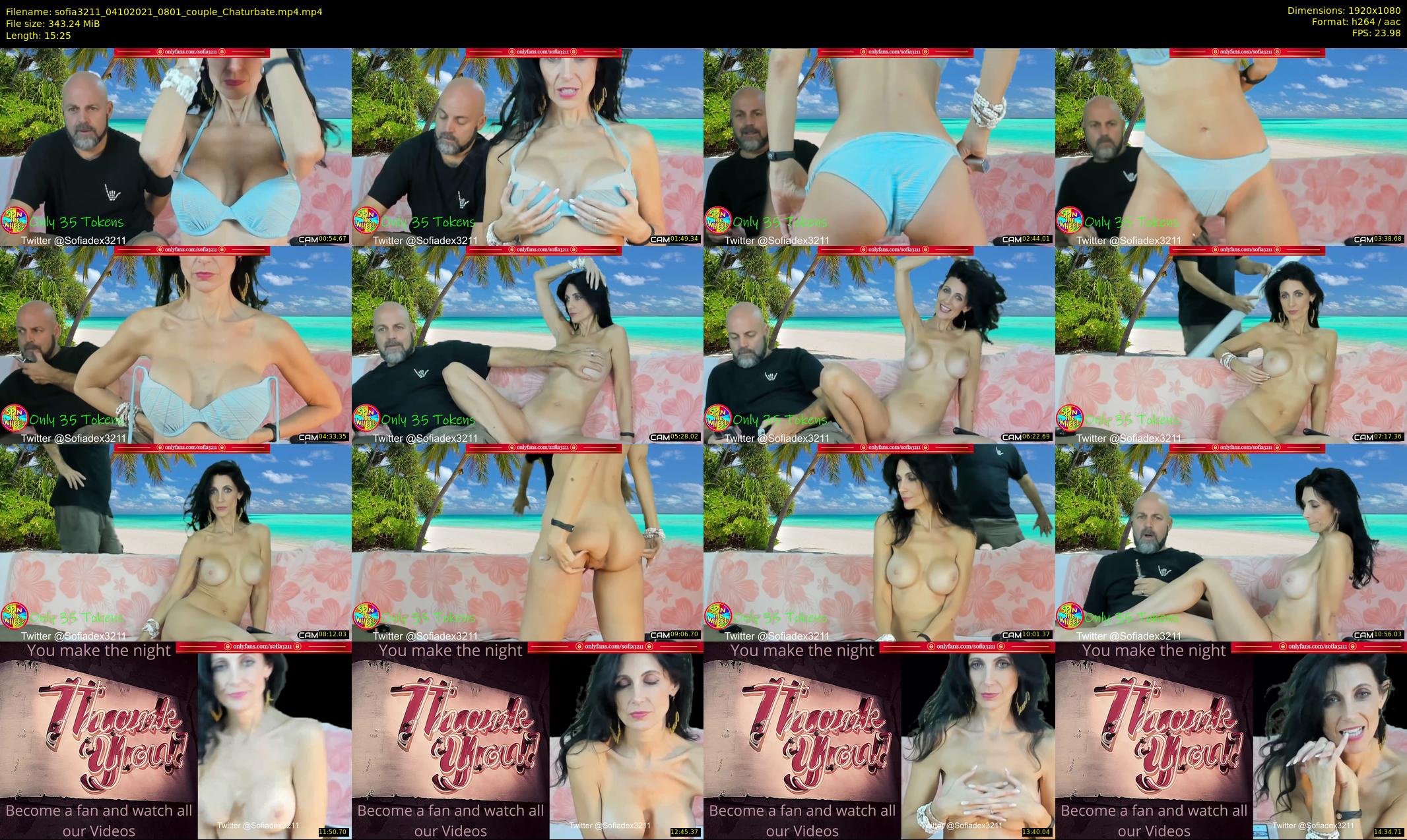 sofia3211 — 16 minute Chaturbate couple cam show recording, 1080p, Oct 4, 2021