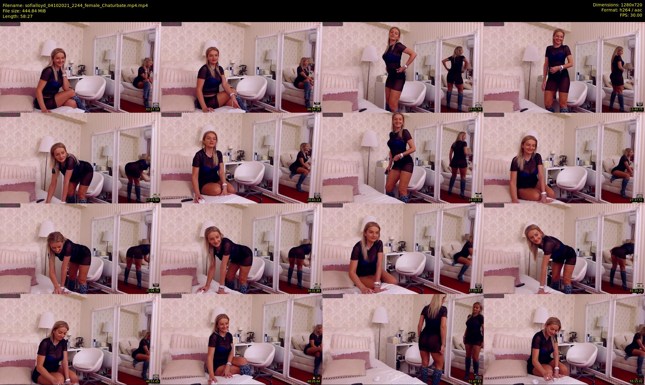 sofialloyd — 59 minute Chaturbate female cam show recording, 720p, Oct 4, 2021
