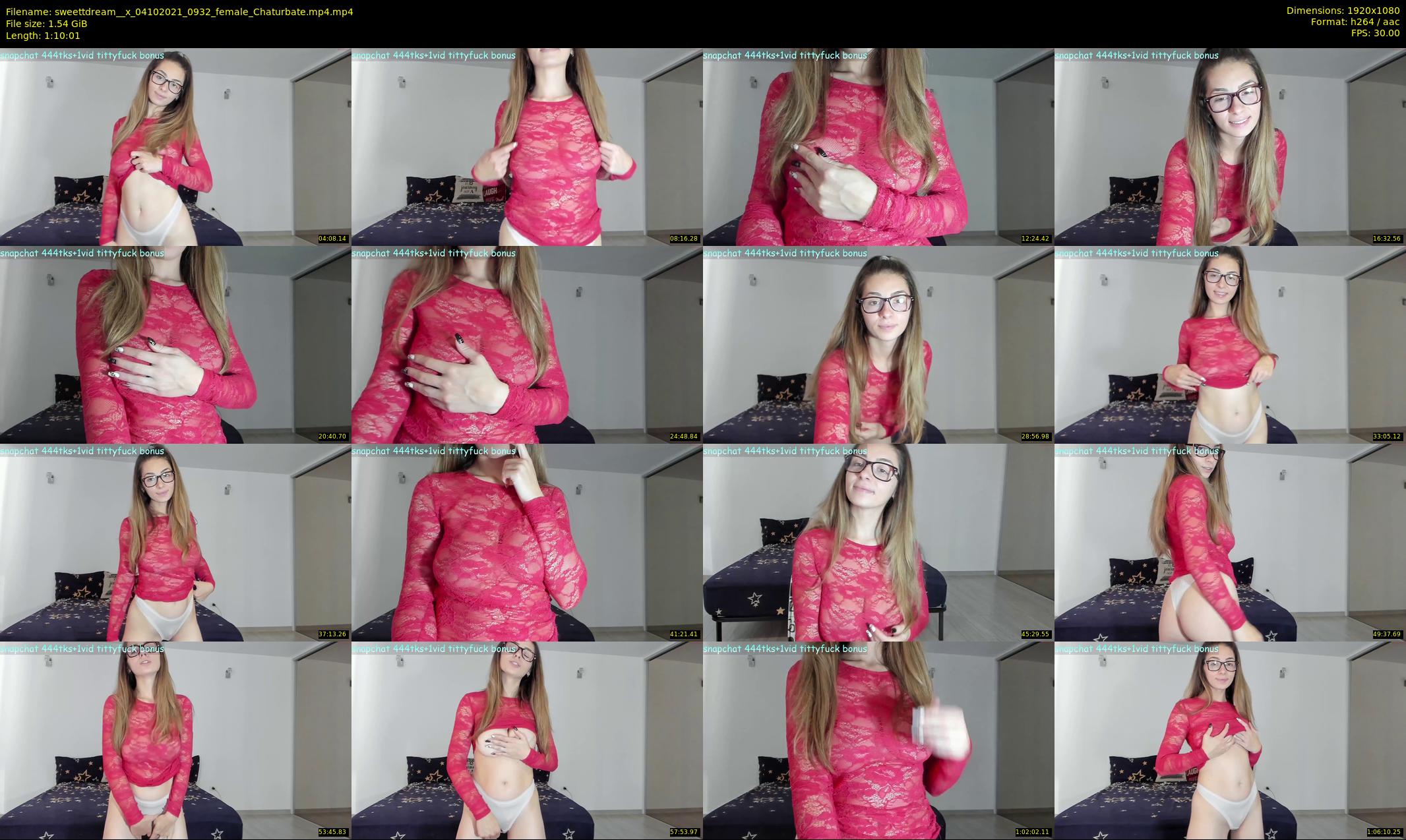 sweettdream__x — 71 minute Chaturbate female cam show recording, 1080p, Oct 4, 2021