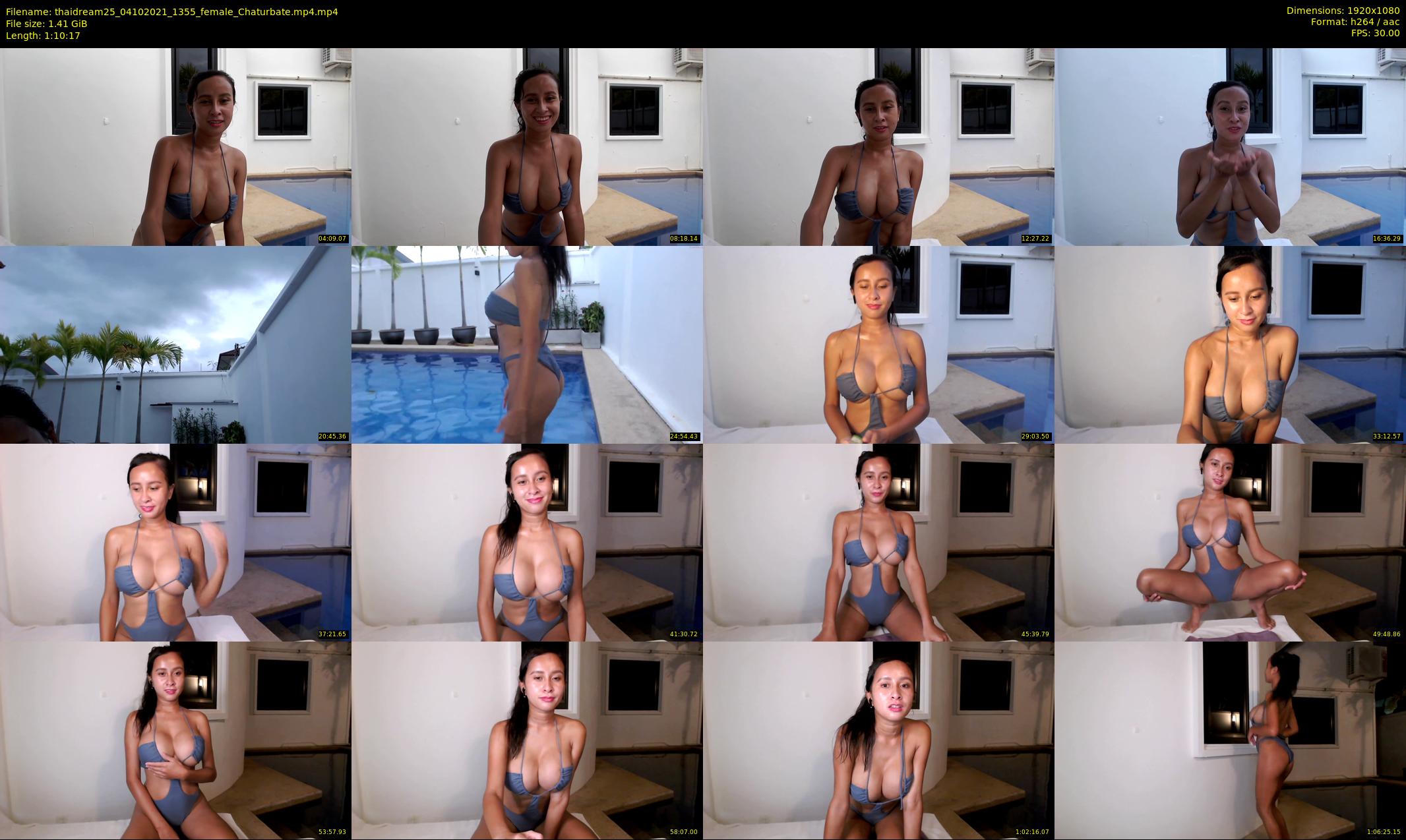 thaidream25 — 71 minute Chaturbate female cam show recording, 1080p, Oct 4, 2021