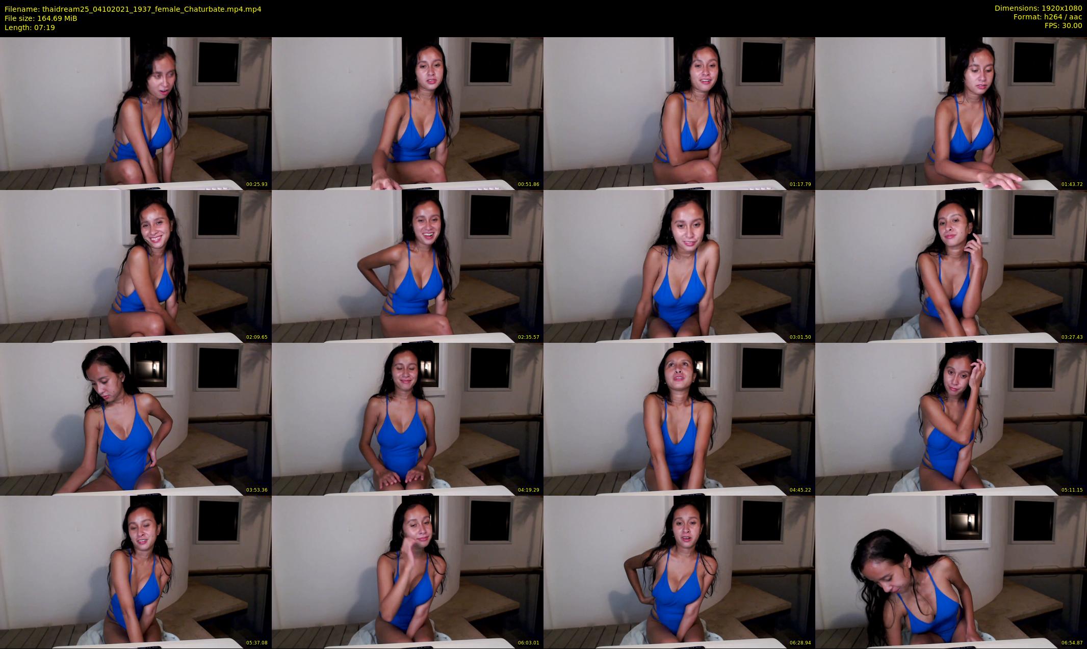thaidream25 — 8 minute Chaturbate female cam show recording, 1080p, Oct 4, 2021