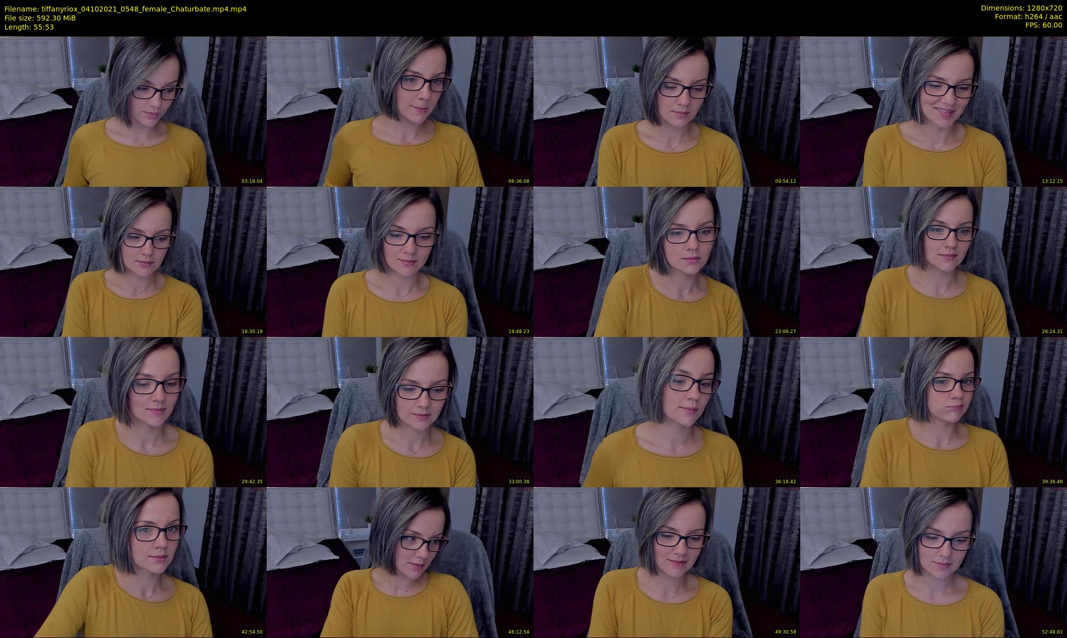 tiffanyriox — 56 minute Chaturbate female cam show recording, 720p, Oct 4, 2021