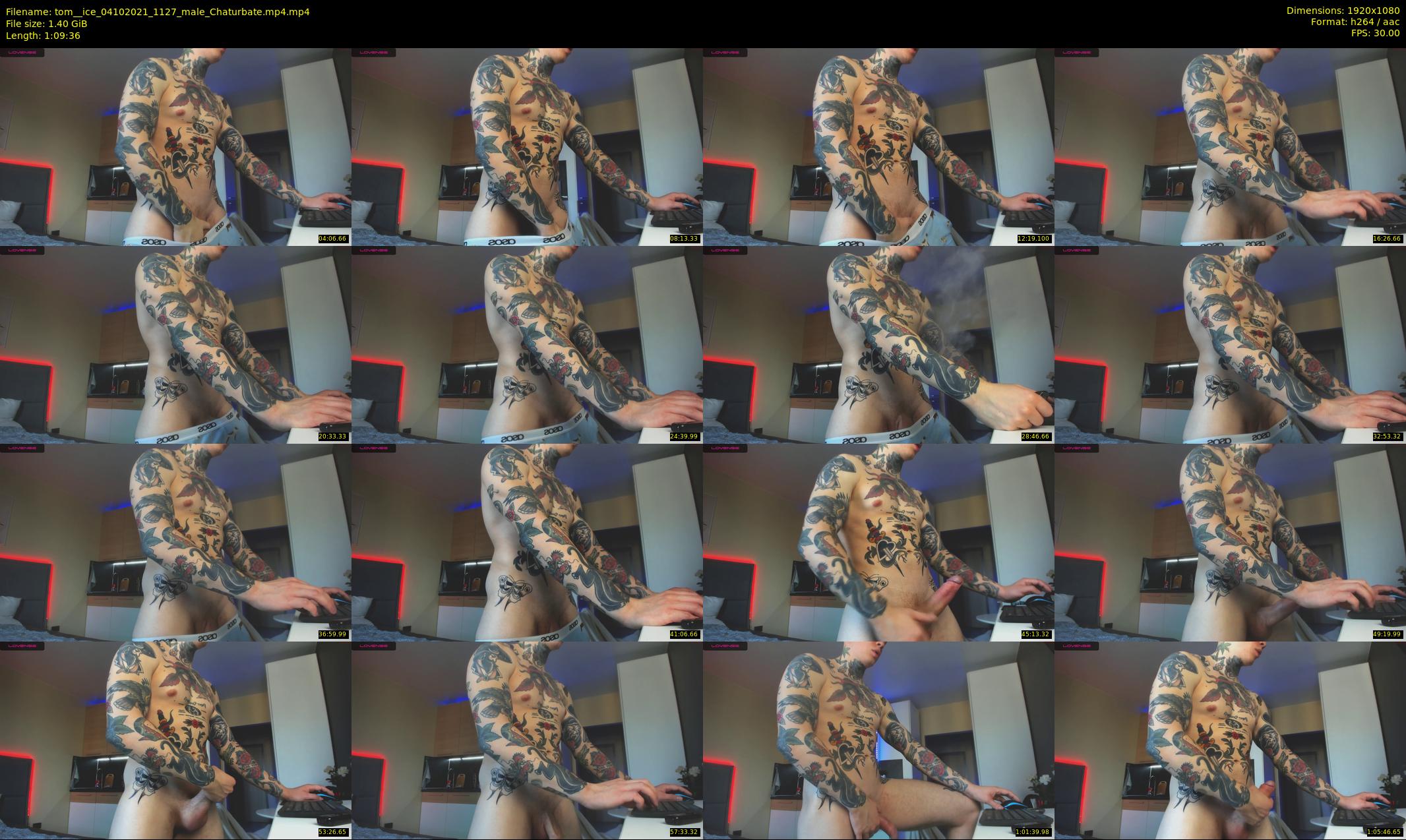 tom__ice — 70 minute Chaturbate male cam show recording, 1080p, Oct 4, 2021