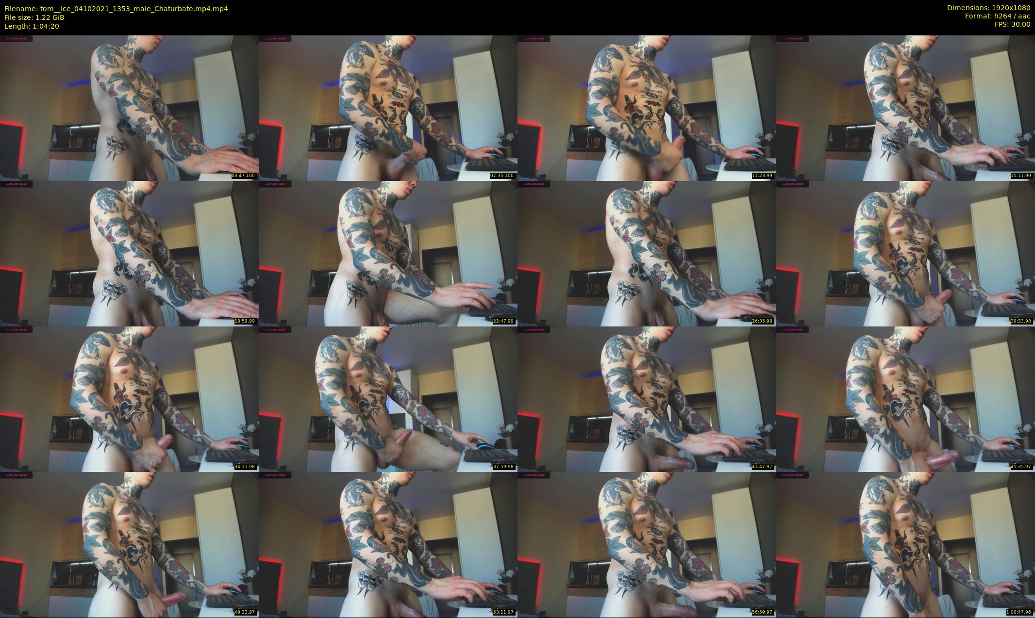 tom__ice — 65 minute Chaturbate male cam show recording, 1080p, Oct 4, 2021