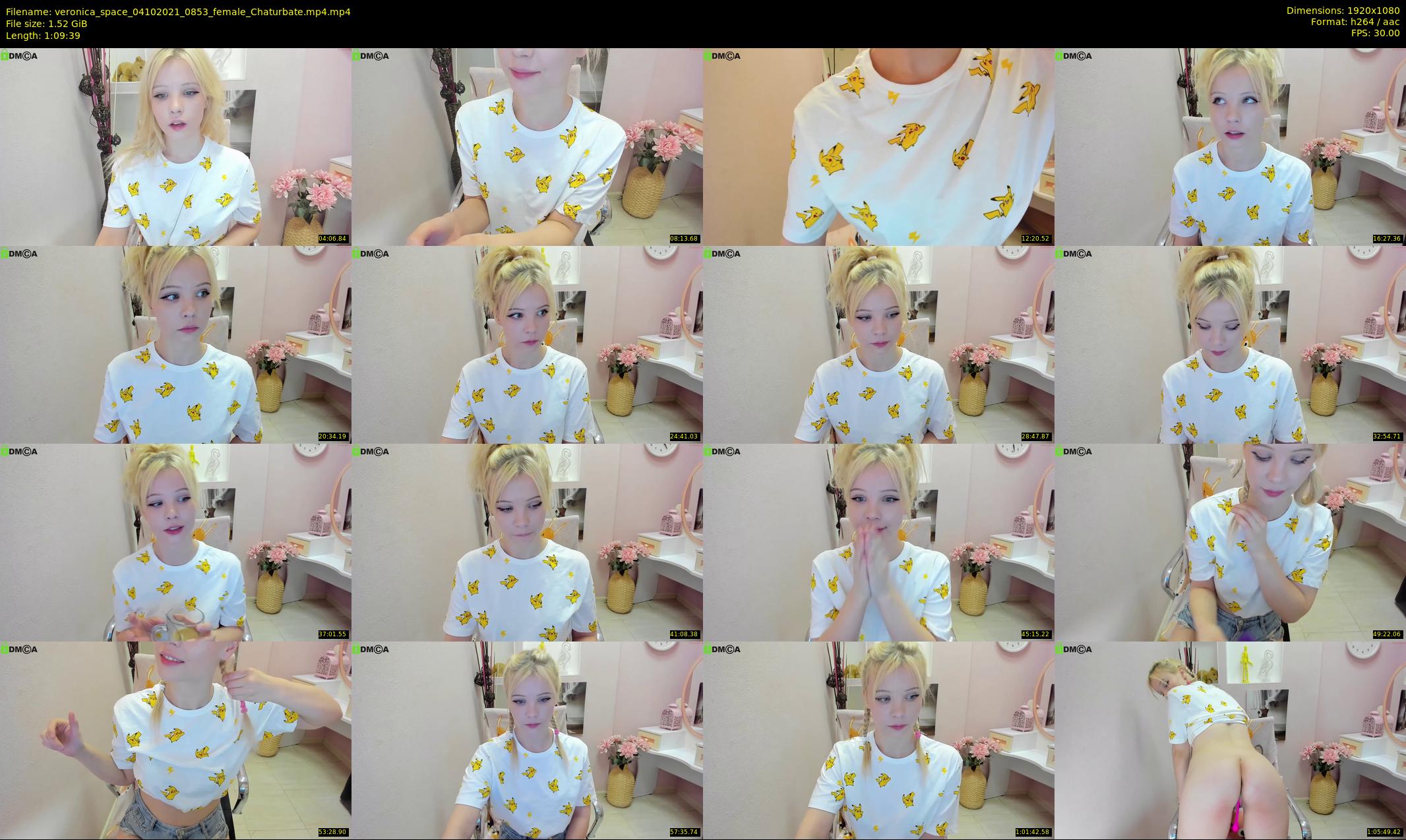 veronica_space — 70 minute Chaturbate female cam show recording, 1080p, Oct 4, 2021