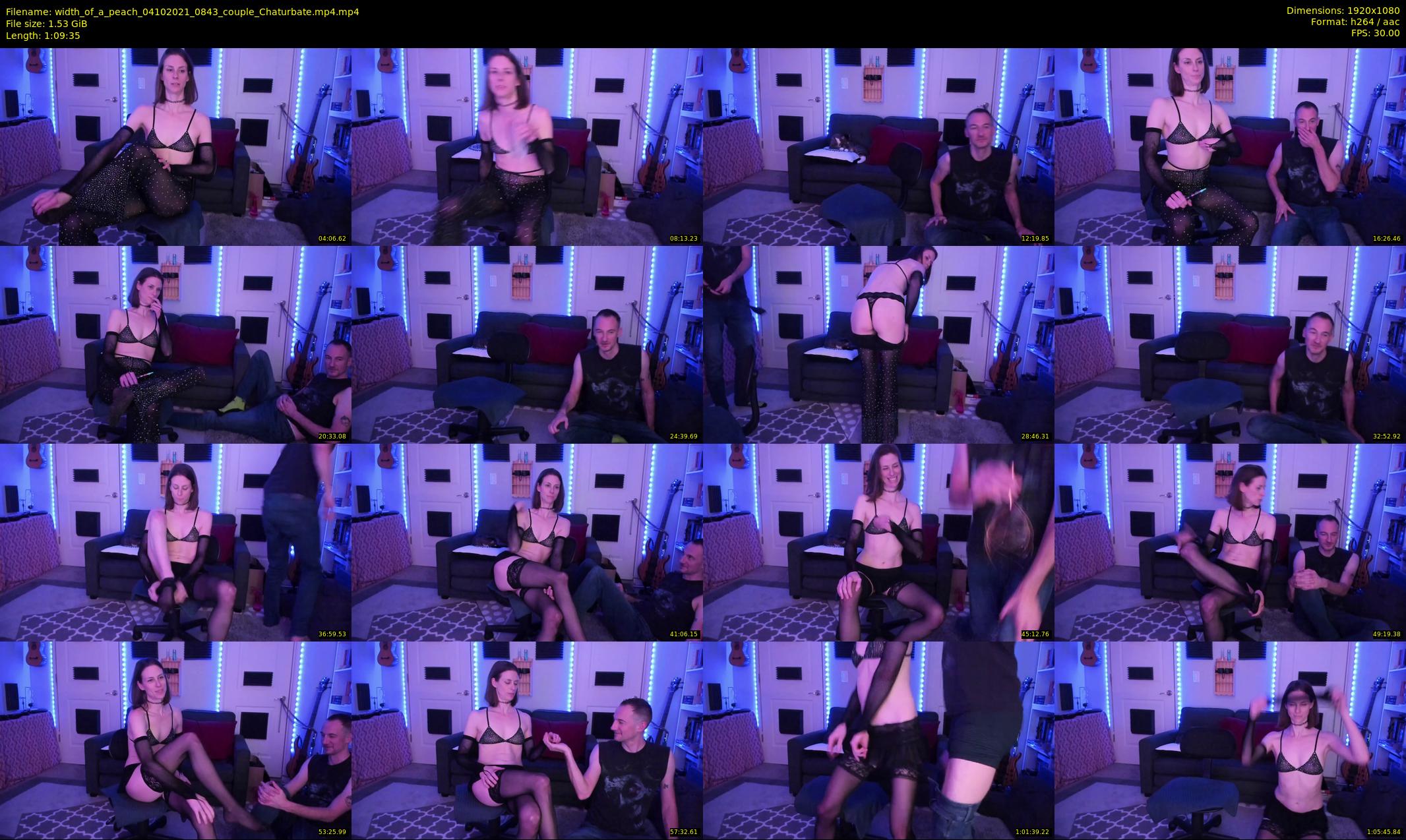 width_of_a_peach — 70 minute Chaturbate couple cam show recording, 1080p, Oct 4, 2021