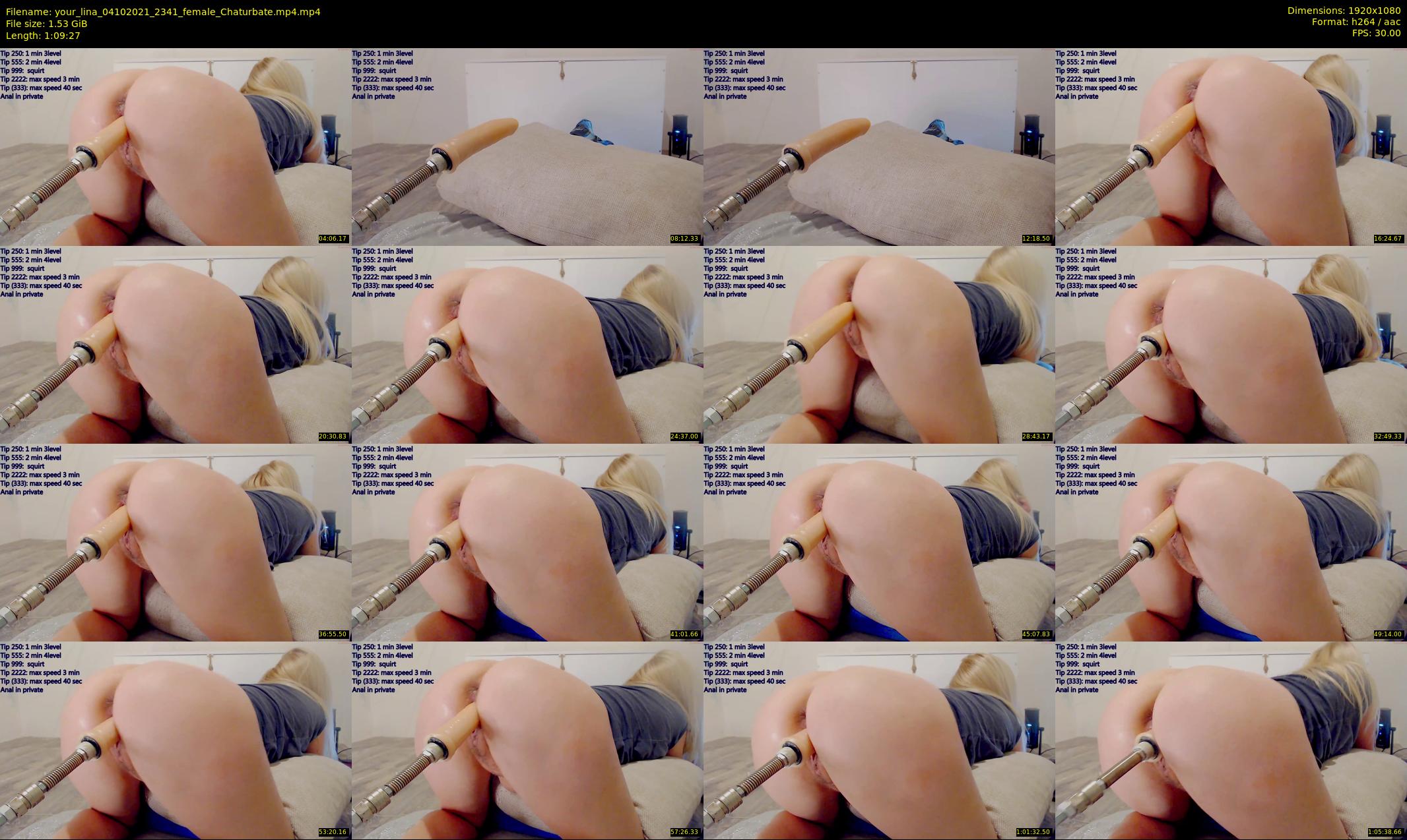 your_lina — 70 minute Chaturbate female cam show recording, 1080p, Oct 4, 2021