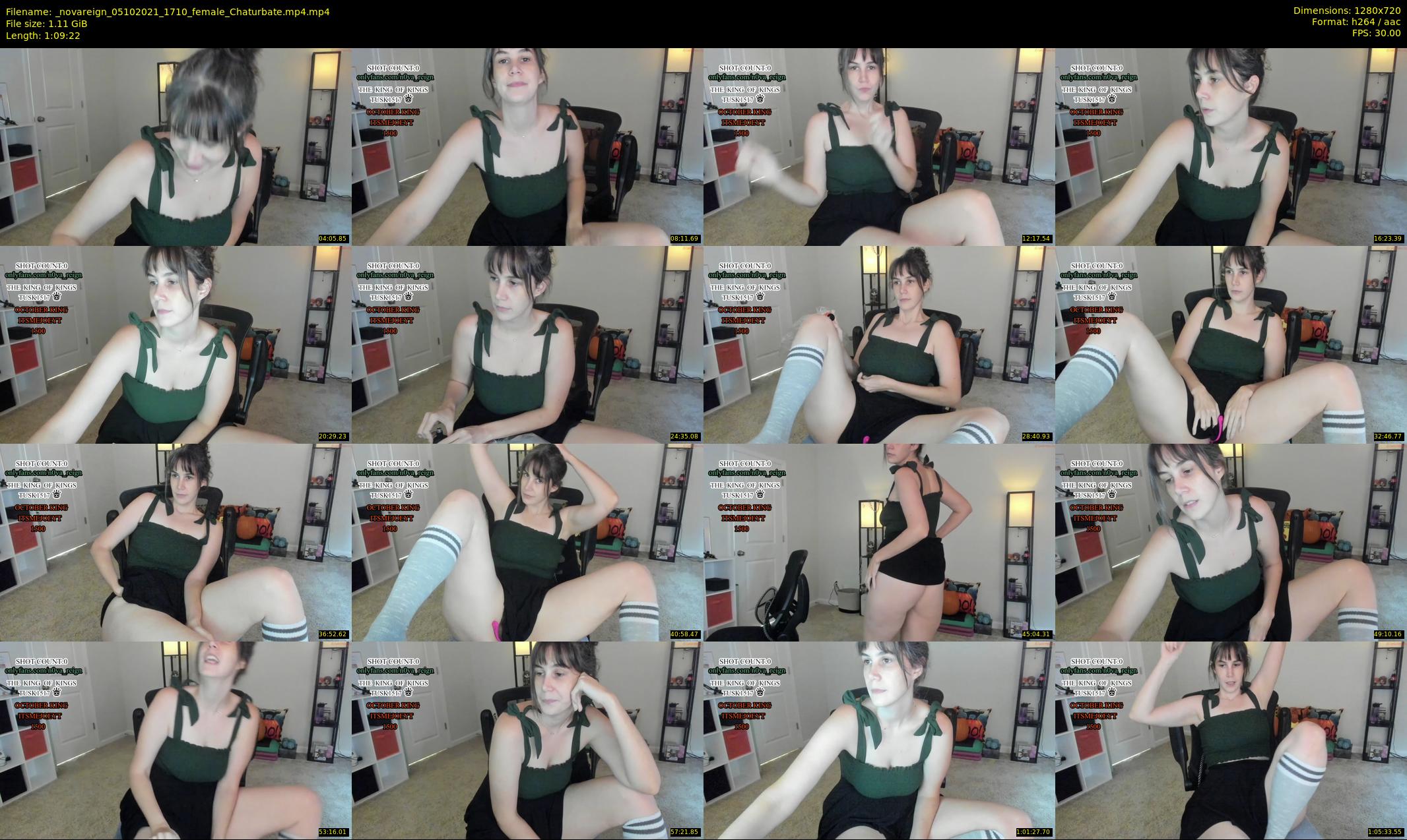 _novareign — 70 minute Chaturbate female cam show recording, 720p, Oct 5, 2021