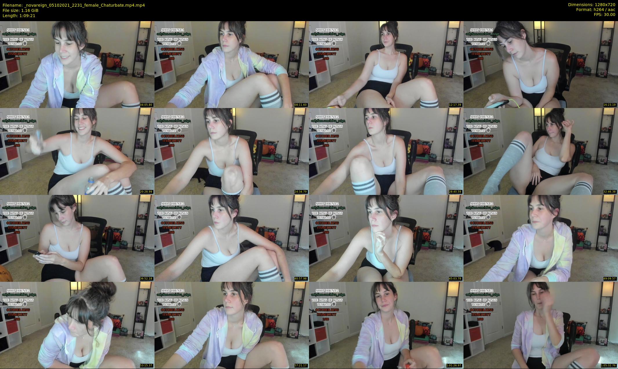 _novareign — 70 minute Chaturbate female cam show recording, 720p, Oct 5, 2021