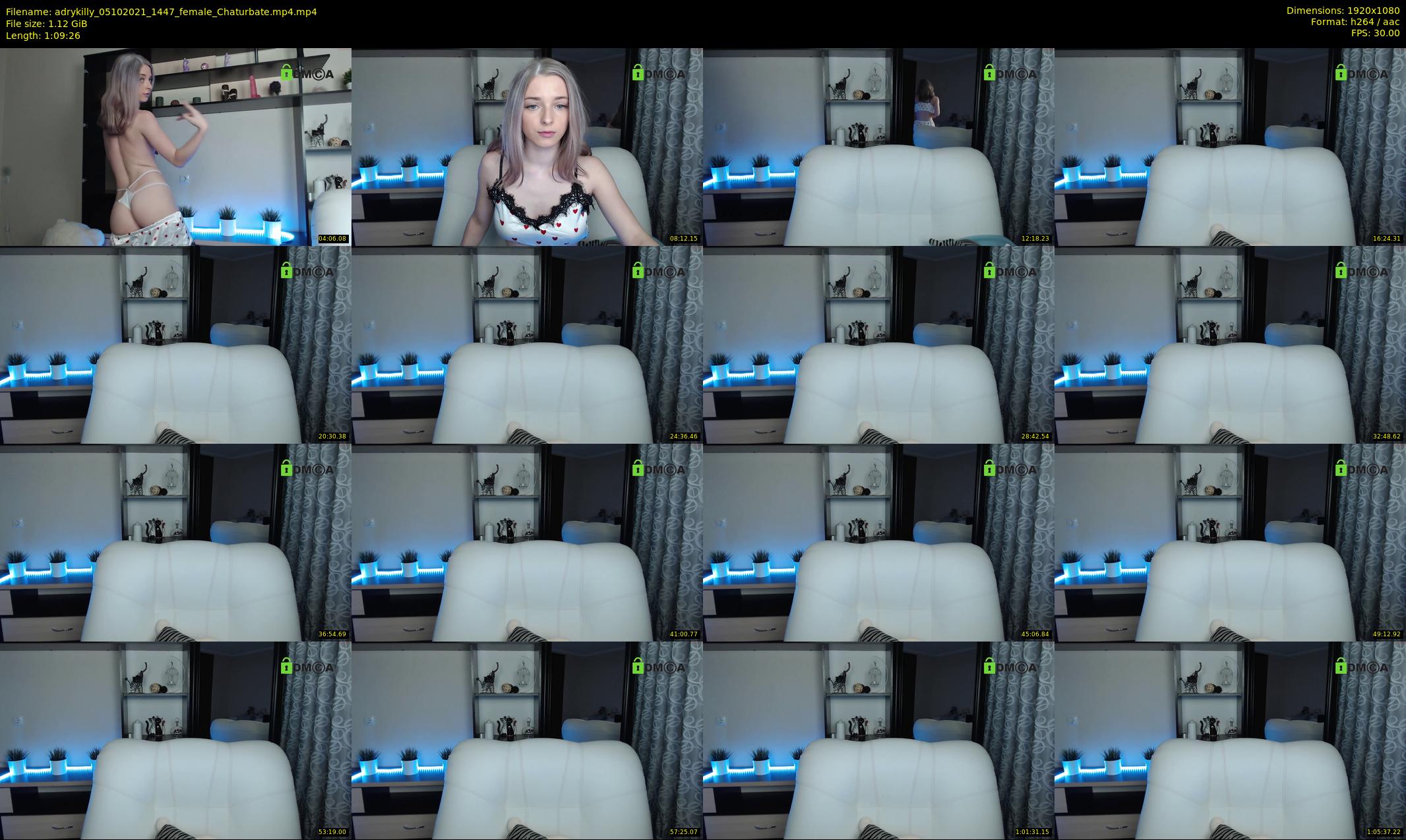 adrykilly — 70 minute Chaturbate female cam show recording, 1080p, Oct 5, 2021
