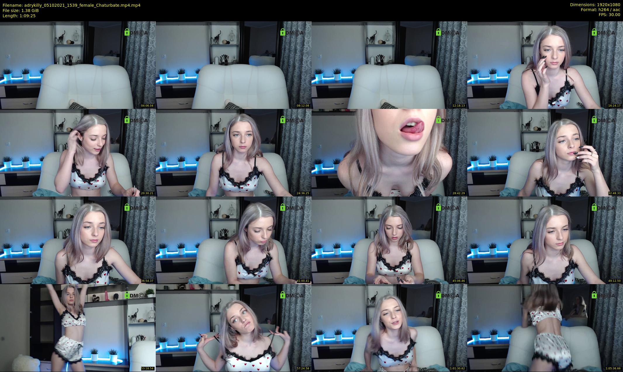 adrykilly — 70 minute Chaturbate female cam show recording, 1080p, Oct 5, 2021