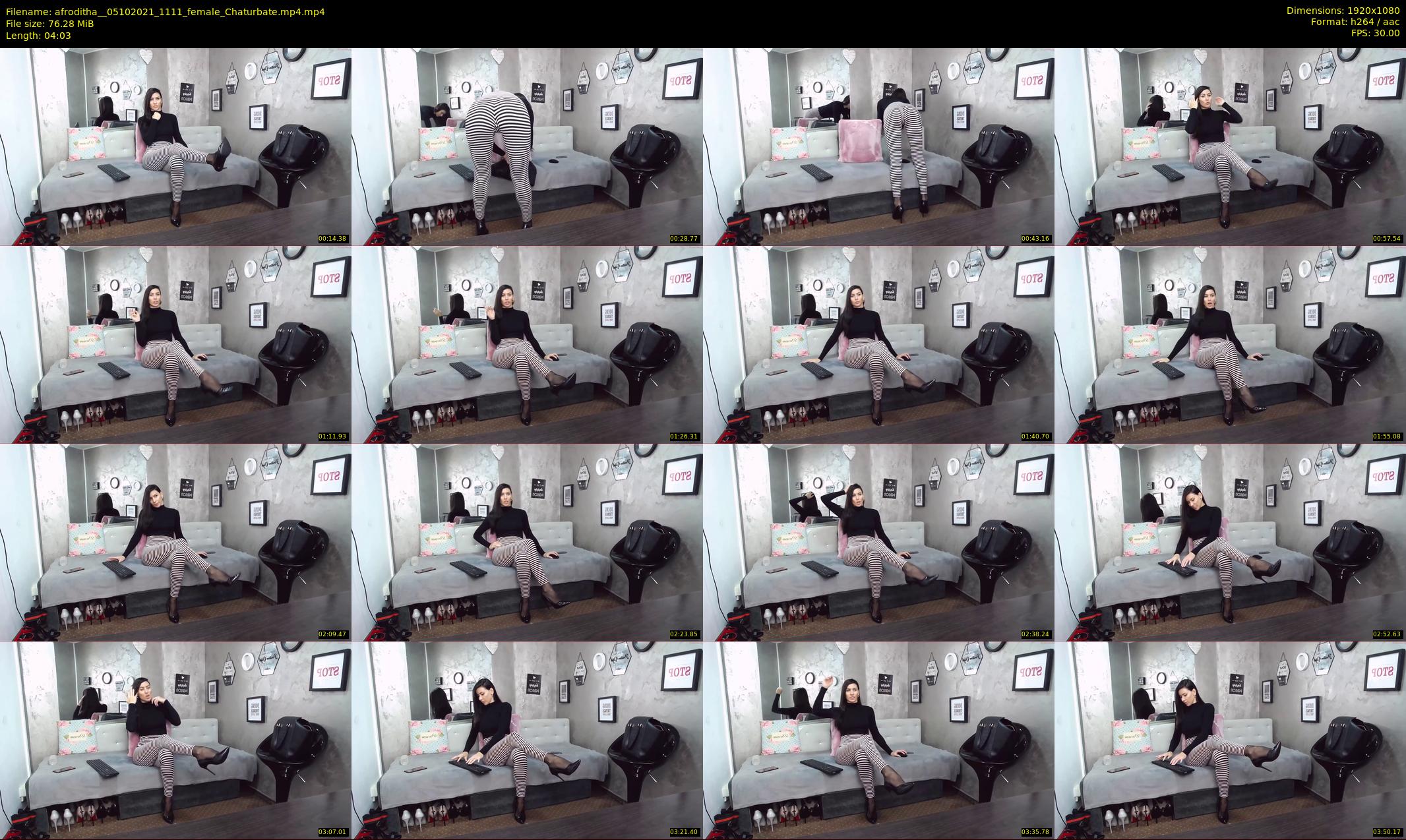 afroditha_ — 5 minute Chaturbate female cam show recording, 1080p, Oct 5, 2021