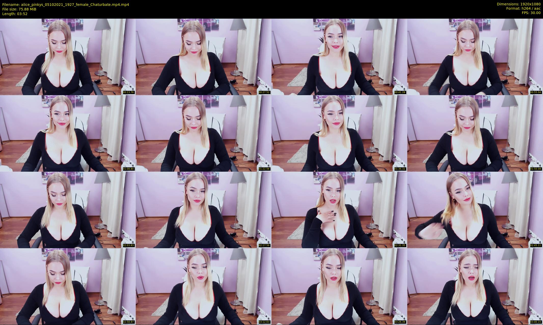 alice_pinkys — 4 minute Chaturbate female cam show recording, 1080p, Oct 5, 2021