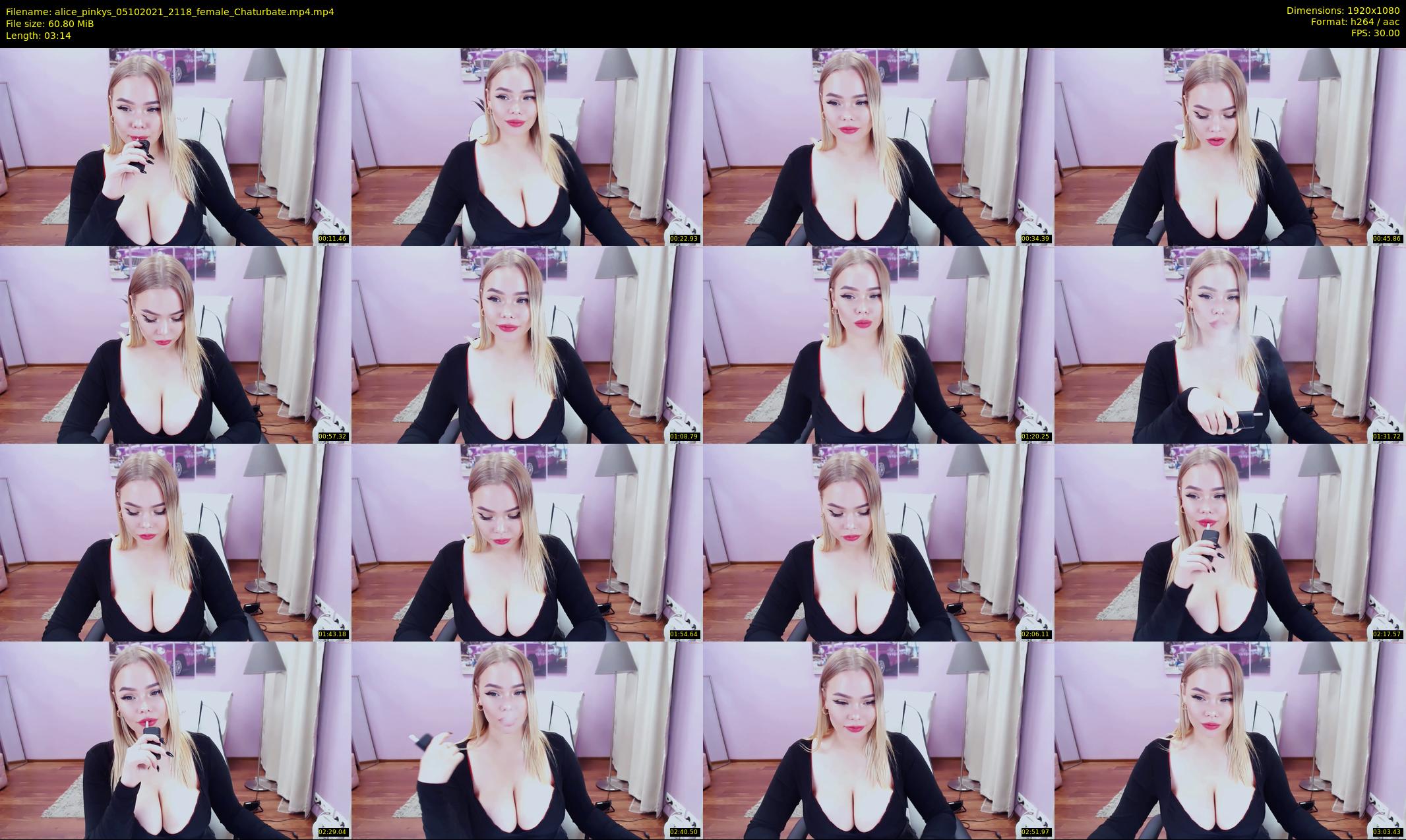 alice_pinkys — 4 minute Chaturbate female cam show recording, 1080p, Oct 5, 2021