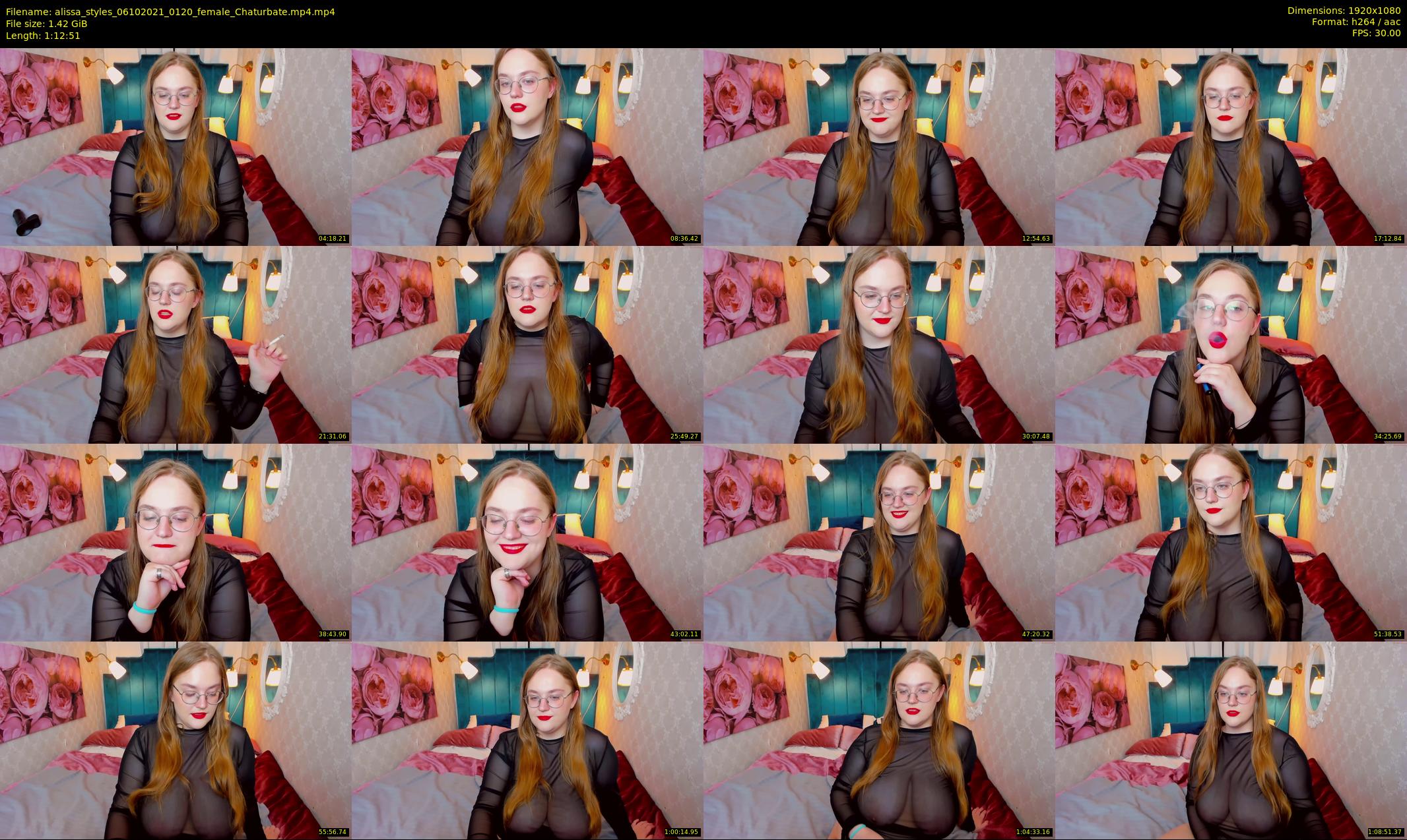 alissa_styles — 73 minute Chaturbate female cam show recording, 1080p, Oct 6, 2021