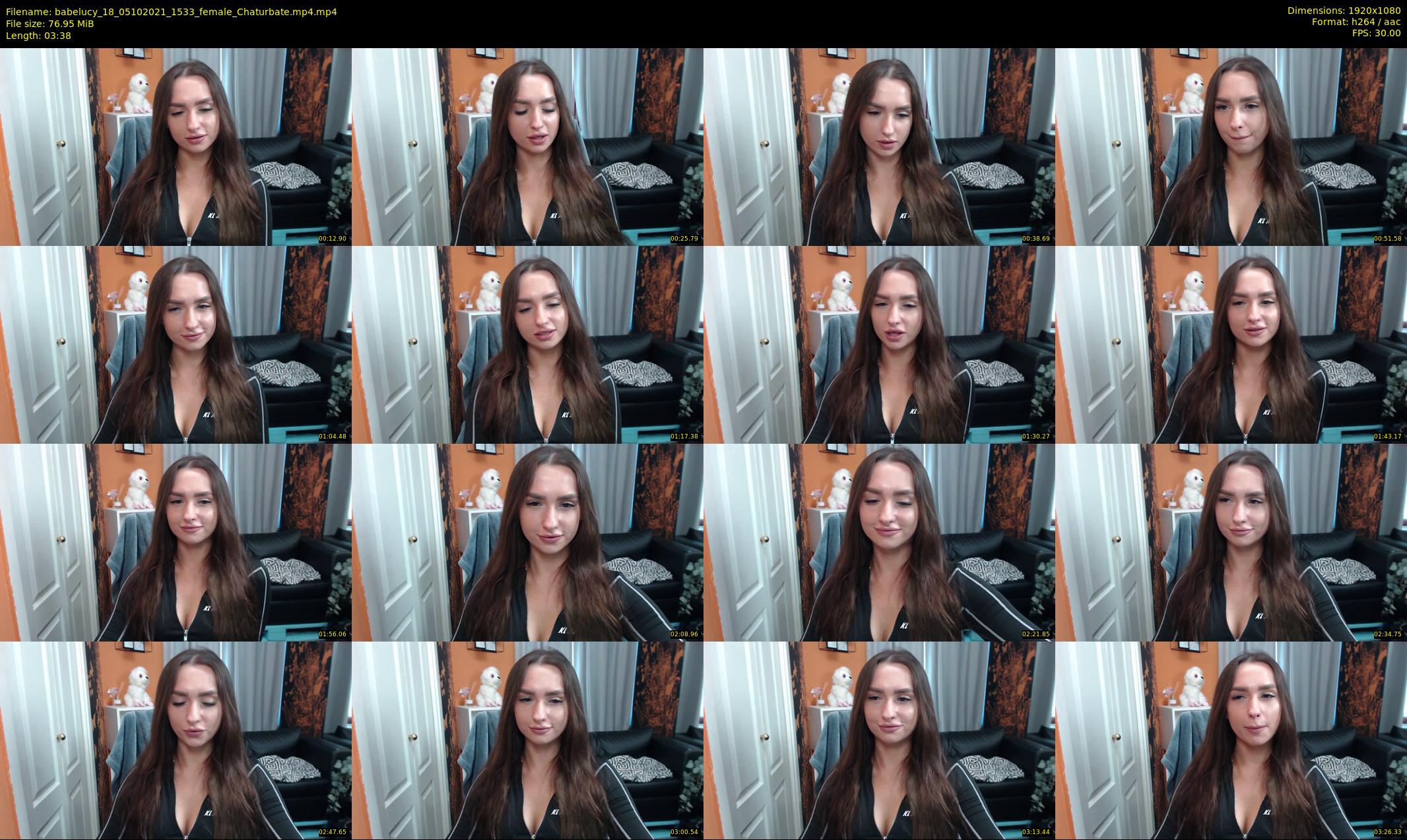 babelucy_18 — 4 minute Chaturbate female cam show recording, 1080p, Oct 5, 2021