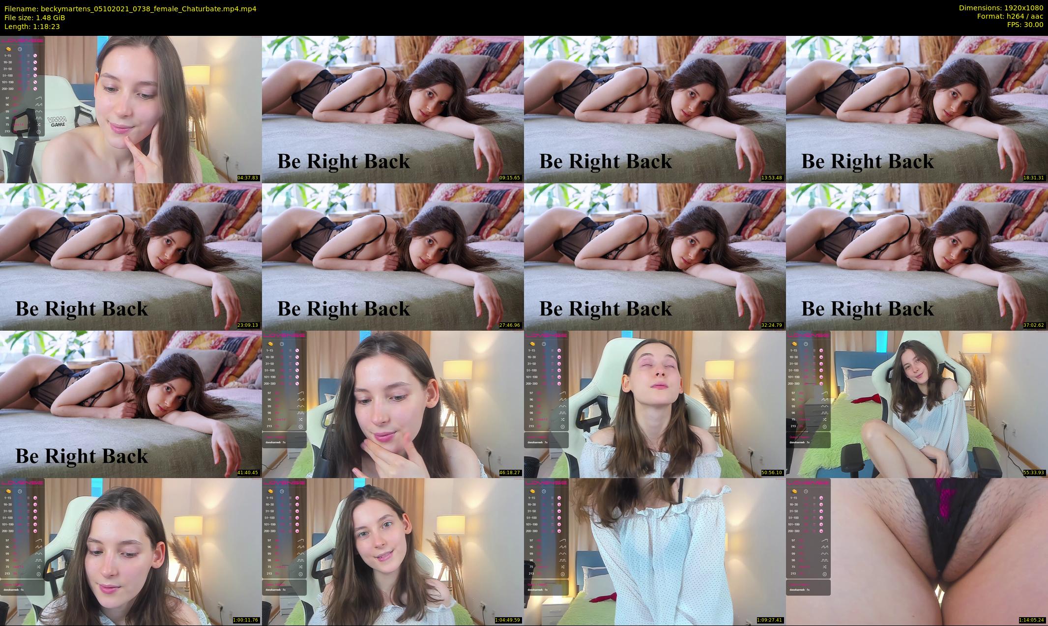 beckymartens — 79 minute Chaturbate female cam show recording, 1080p, Oct 5, 2021
