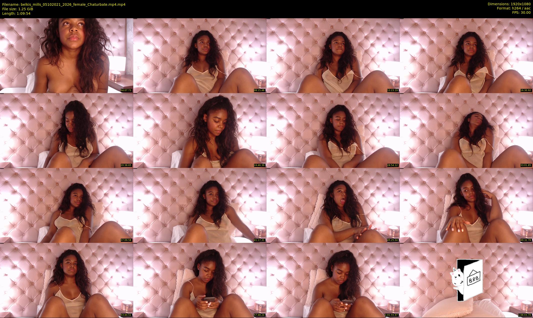 belkis_mills — 70 minute Chaturbate female cam show recording, 1080p, Oct 5, 2021