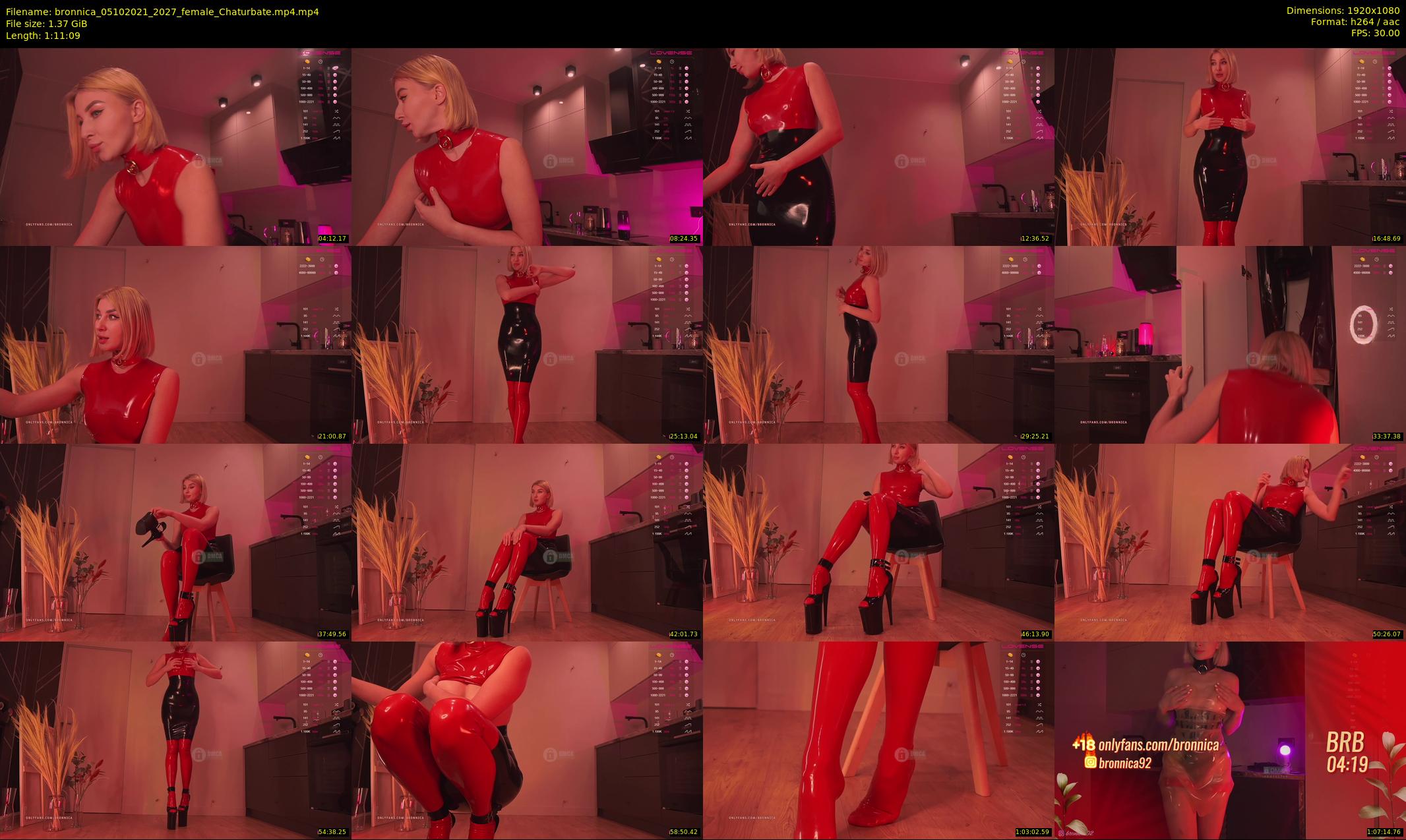 bronnica — 72 minute Chaturbate female cam show recording, 1080p, Oct 5, 2021