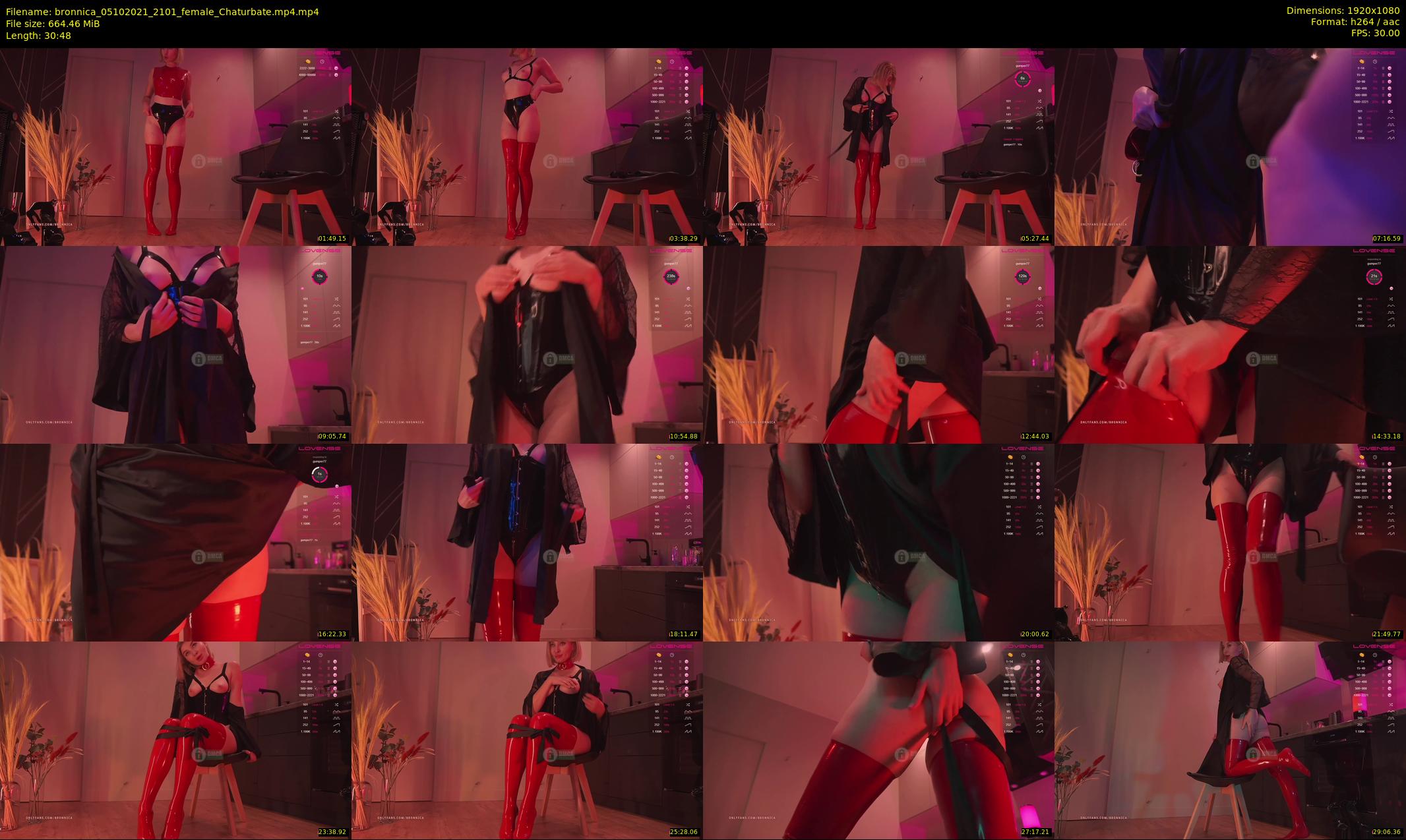 bronnica — 31 minute Chaturbate female cam show recording, 1080p, Oct 5, 2021