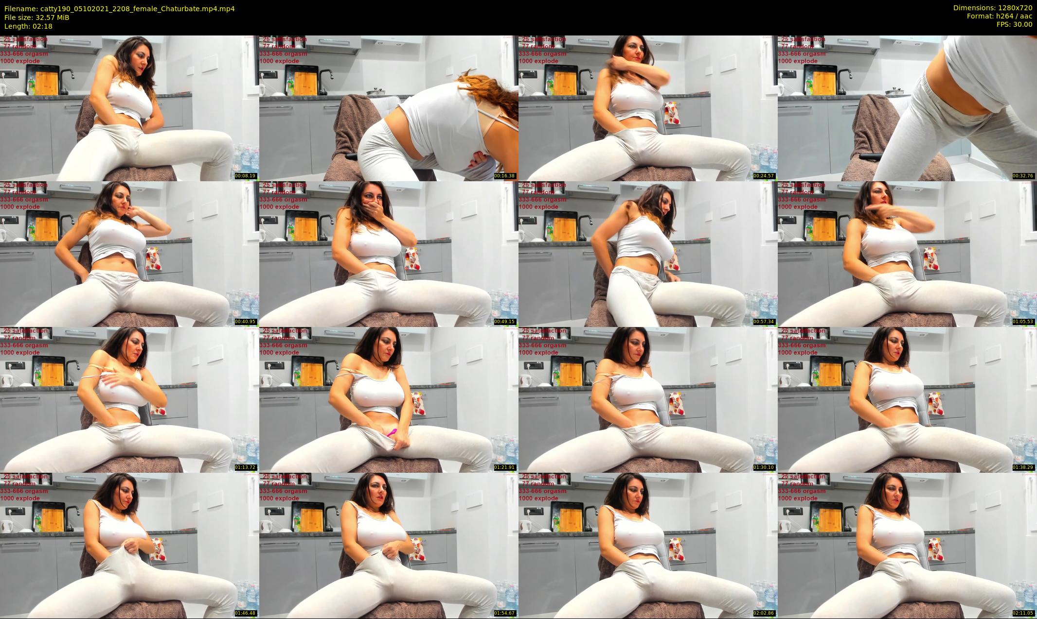 catty190 — 3 minute Chaturbate female cam show recording, 720p, Oct 5, 2021