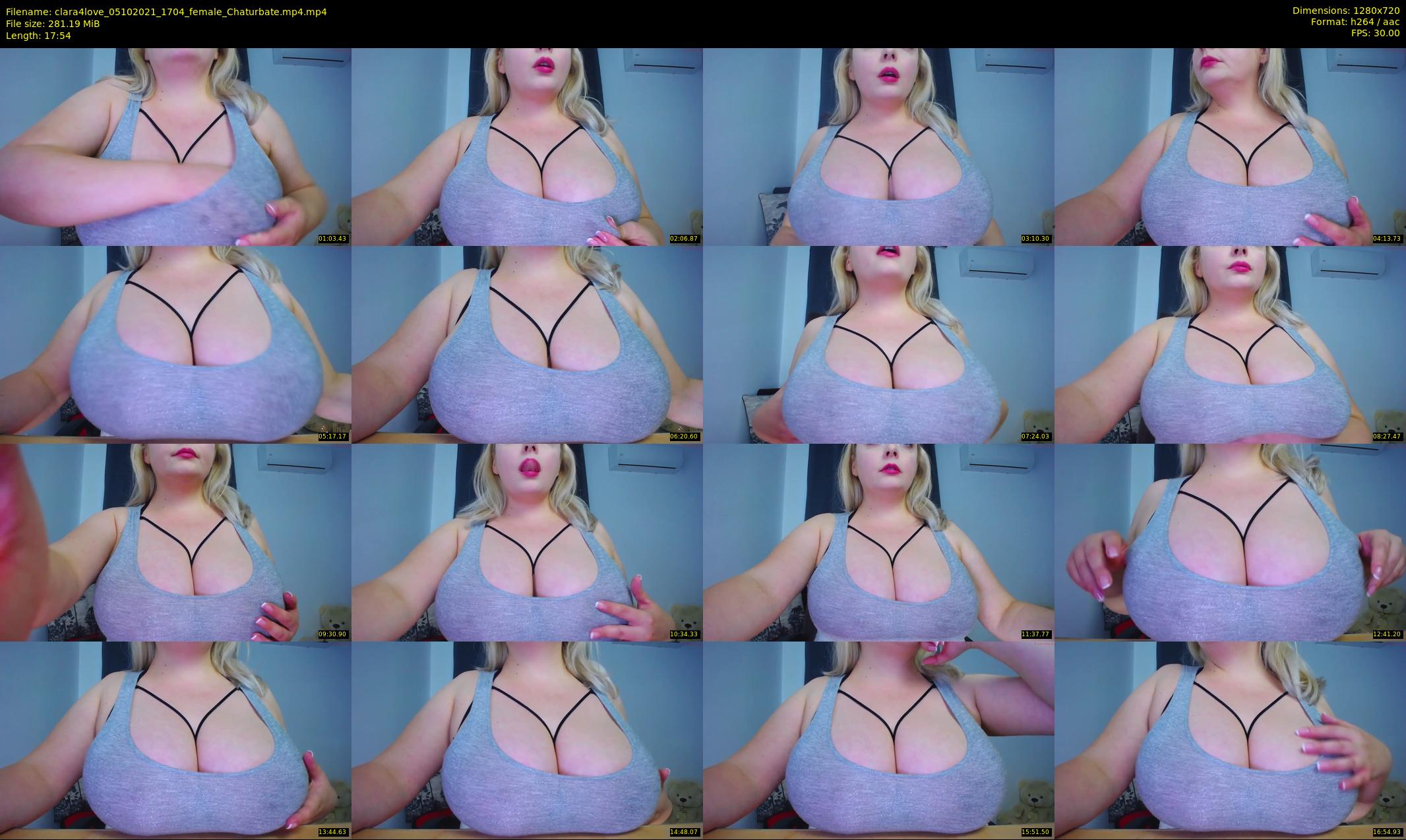 clara4love — 18 minute Chaturbate female cam show recording, 720p, Oct 5, 2021